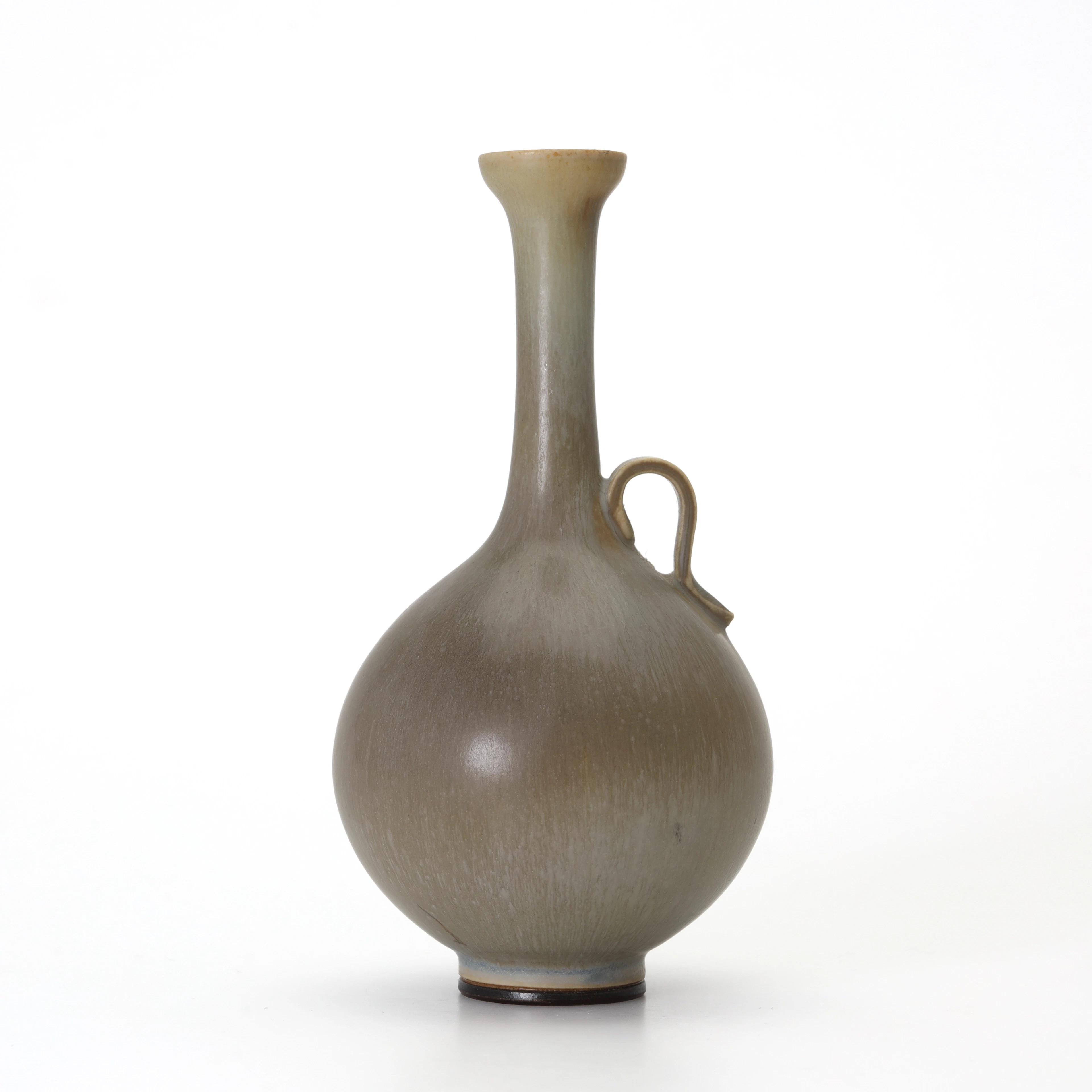 BERNDT FRIBERG. Vas med hänkel, glaserat stengods, Studiohanden, Gustavsberg