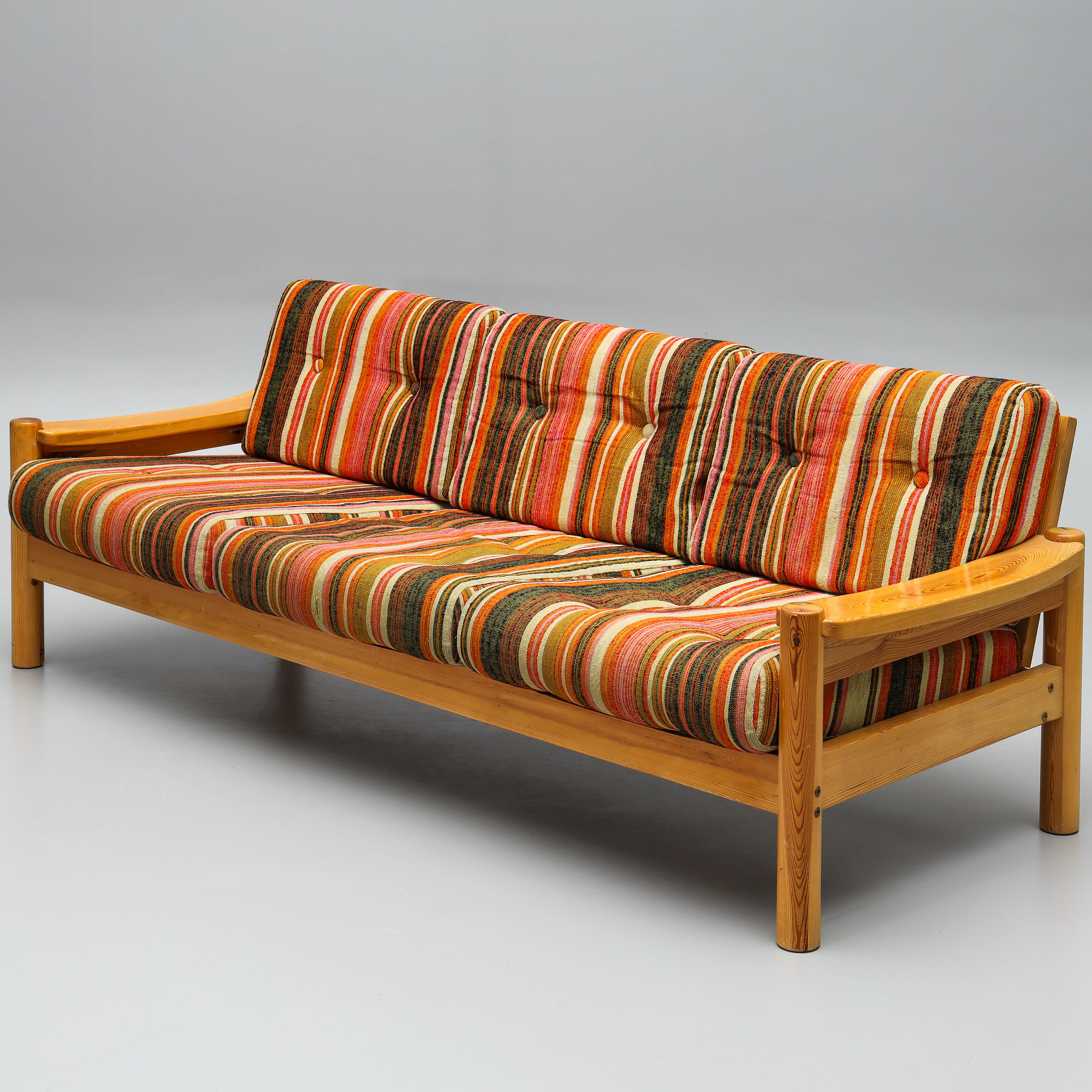 SOFFA, 3-sits, furu, 1970-tal.