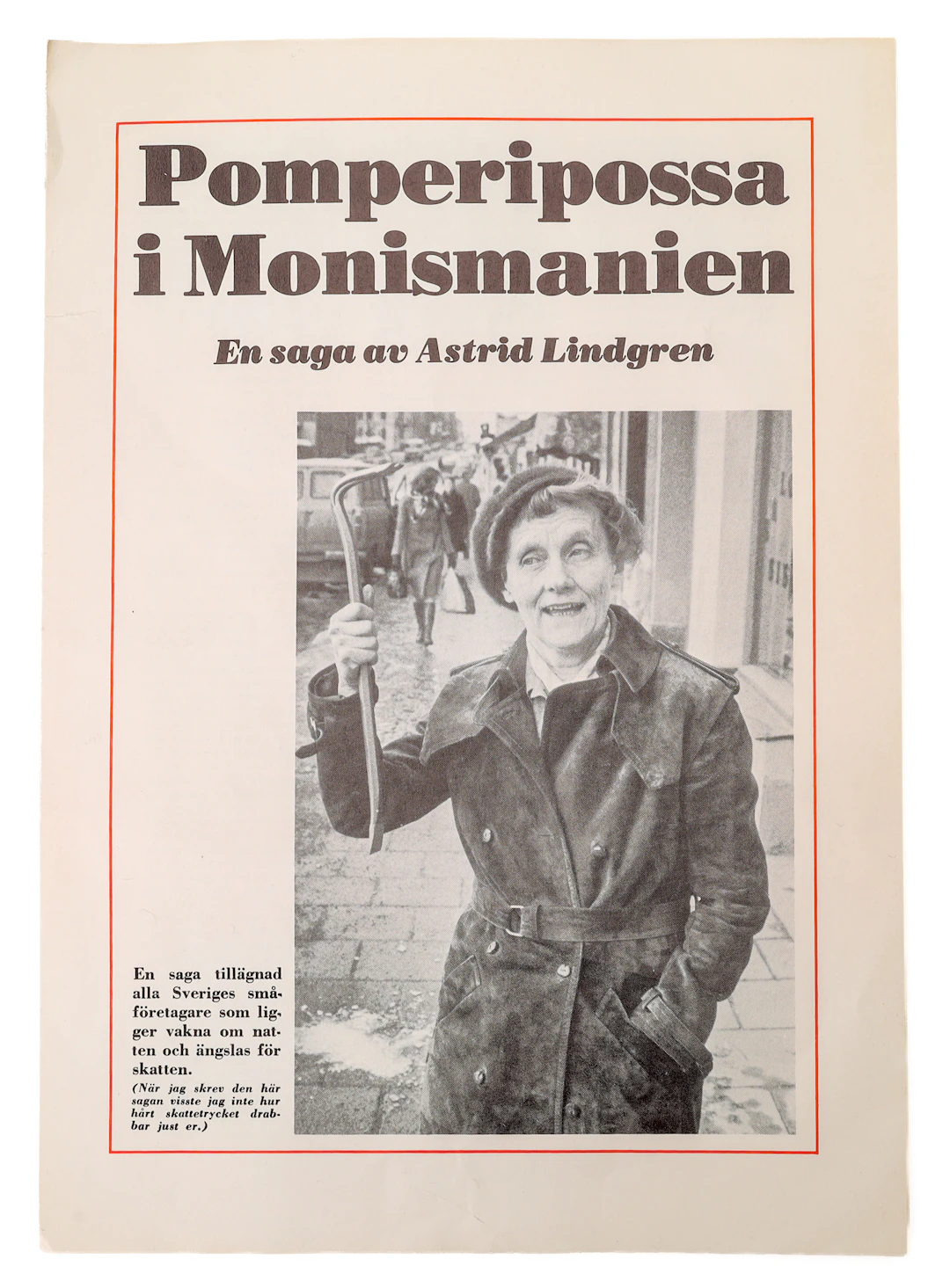 ASTRID LINDGREN. "Pomperipossa i Monismanien", En saga av Astrid Lindgren