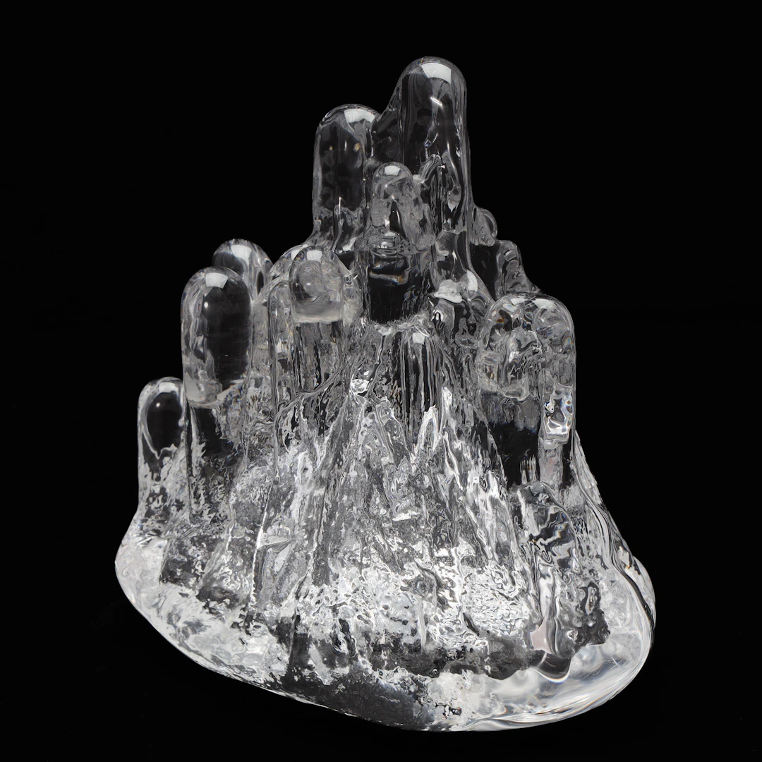 SKULPTUR, för kronljus, möjligen "Polar", Göran Wärff.