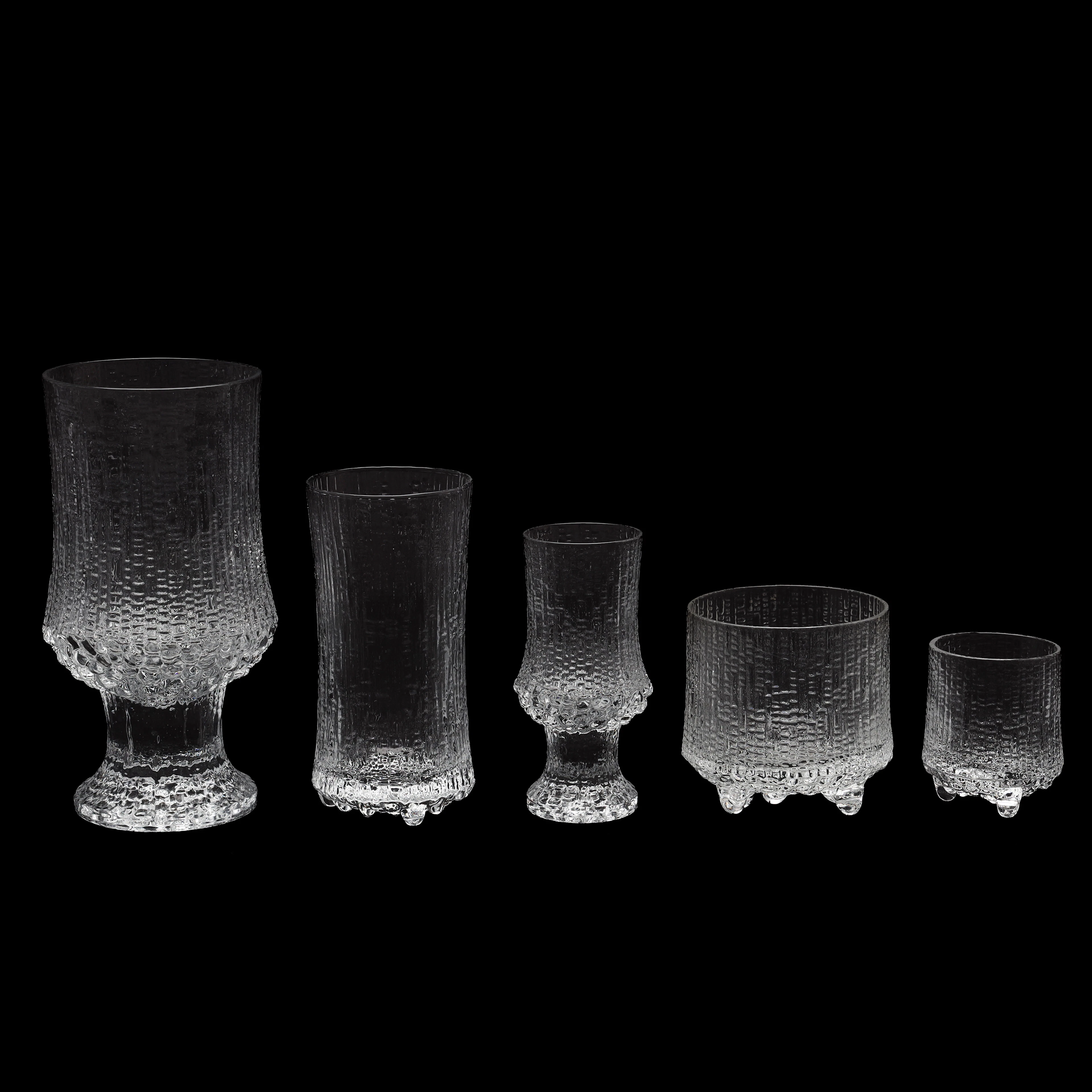 TAPIO WIRKKALA. Glas, 24 delar, "Ultima Thule, Iittala.
