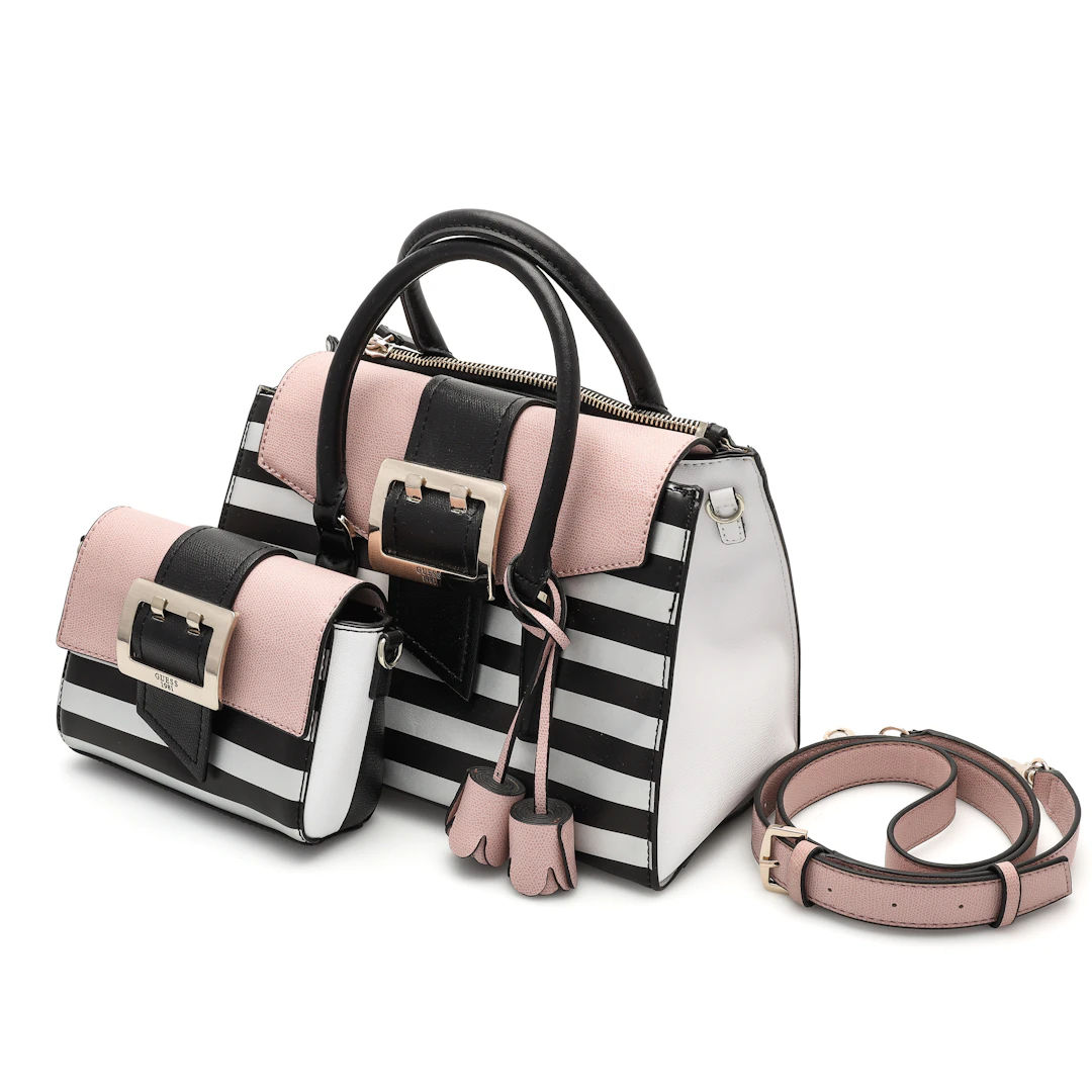 GUESS, väskor, 2 st, "Tori Bag" samt "Tori mini crossbody", samtida.
