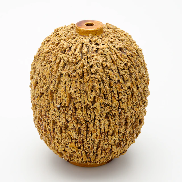 GUNNAR NYLUND. Bordslampa, stengods, "Chamotte", Rörstrand.