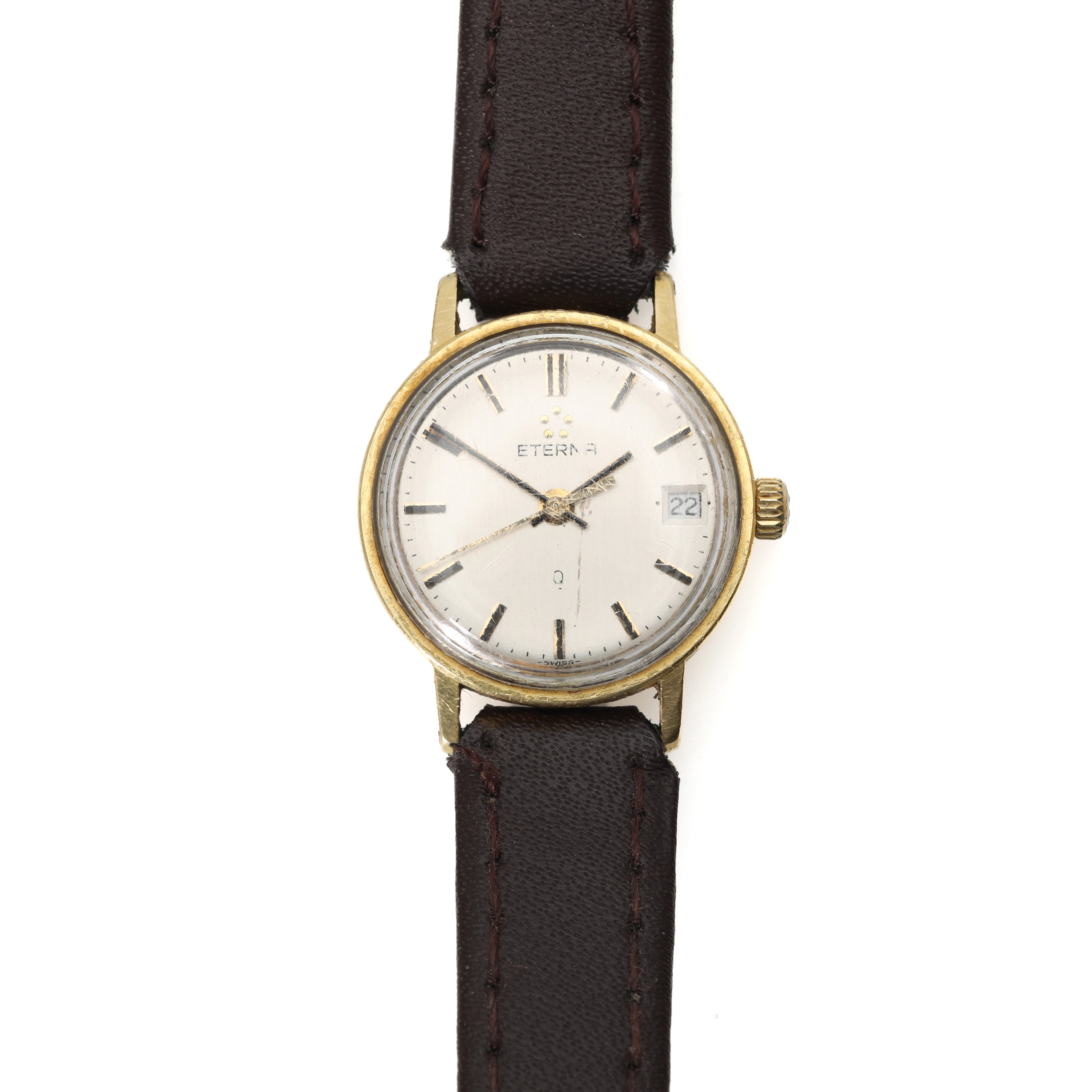 ETERNA, armbandsur, 18 k guld, 22 mm.