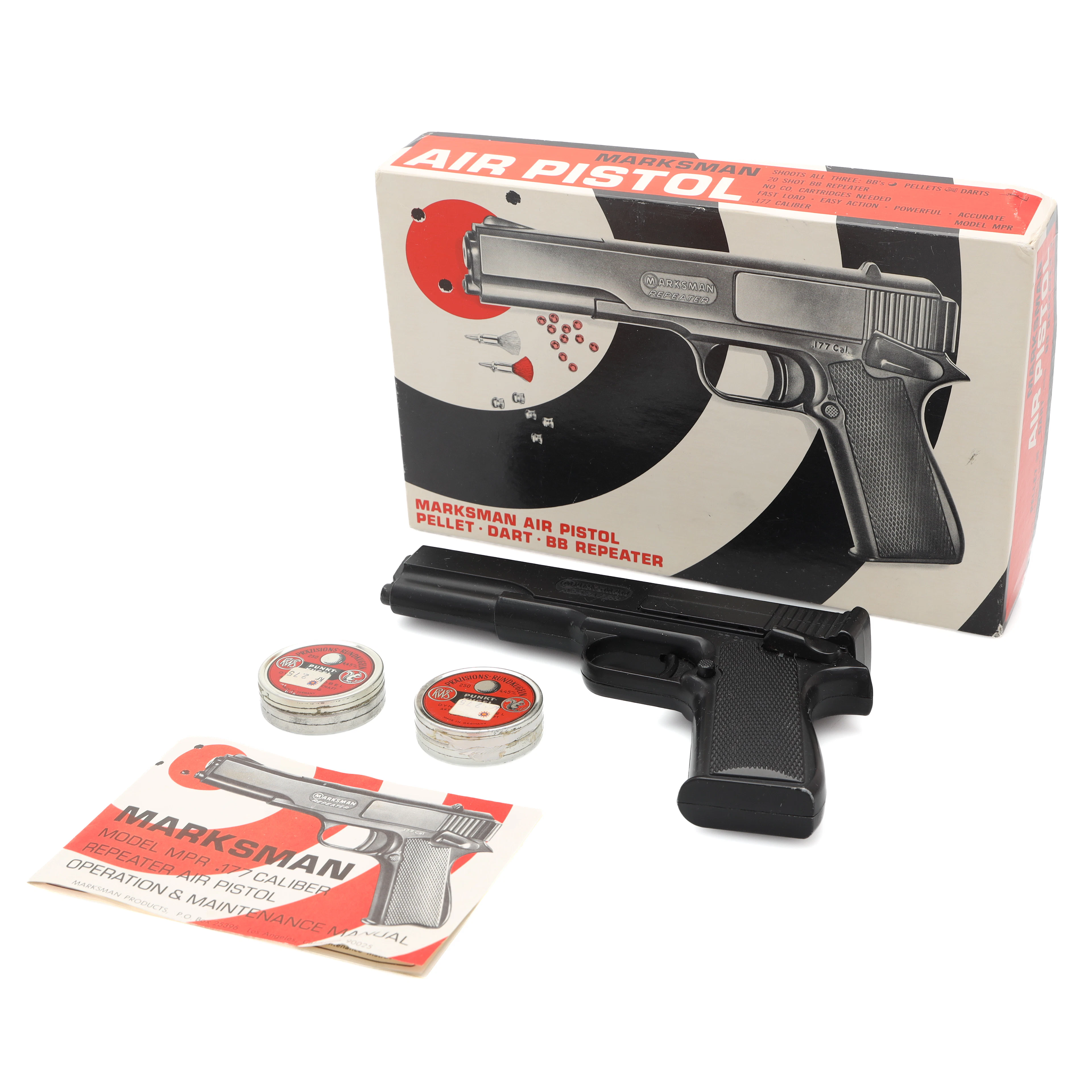 LUFTPISTOL, Repeater model Mpr, 177 cal, Marksman.