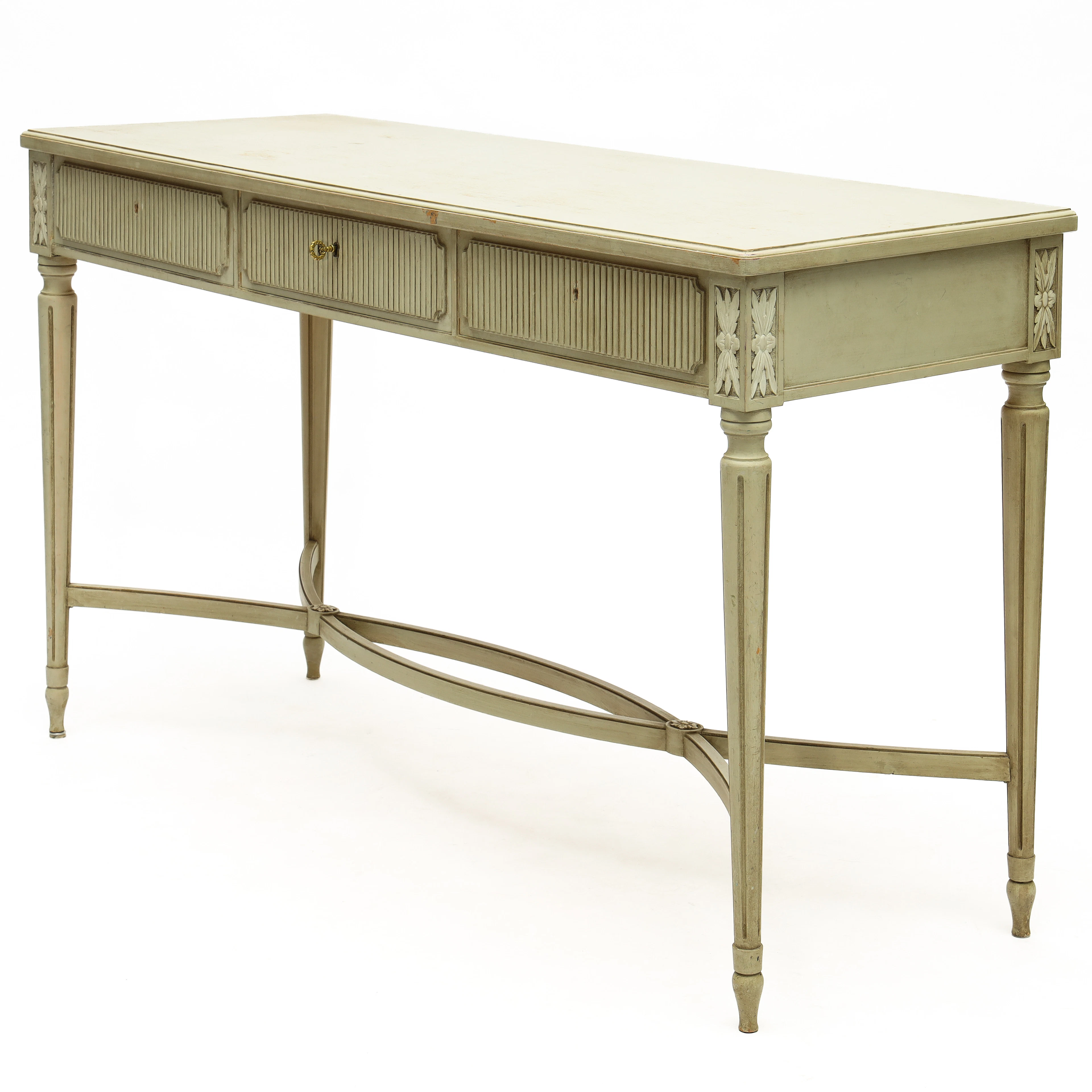 SIDEBOARD/KONSOLBORD, bemålad, gustaviansk stil, 1900-tal.