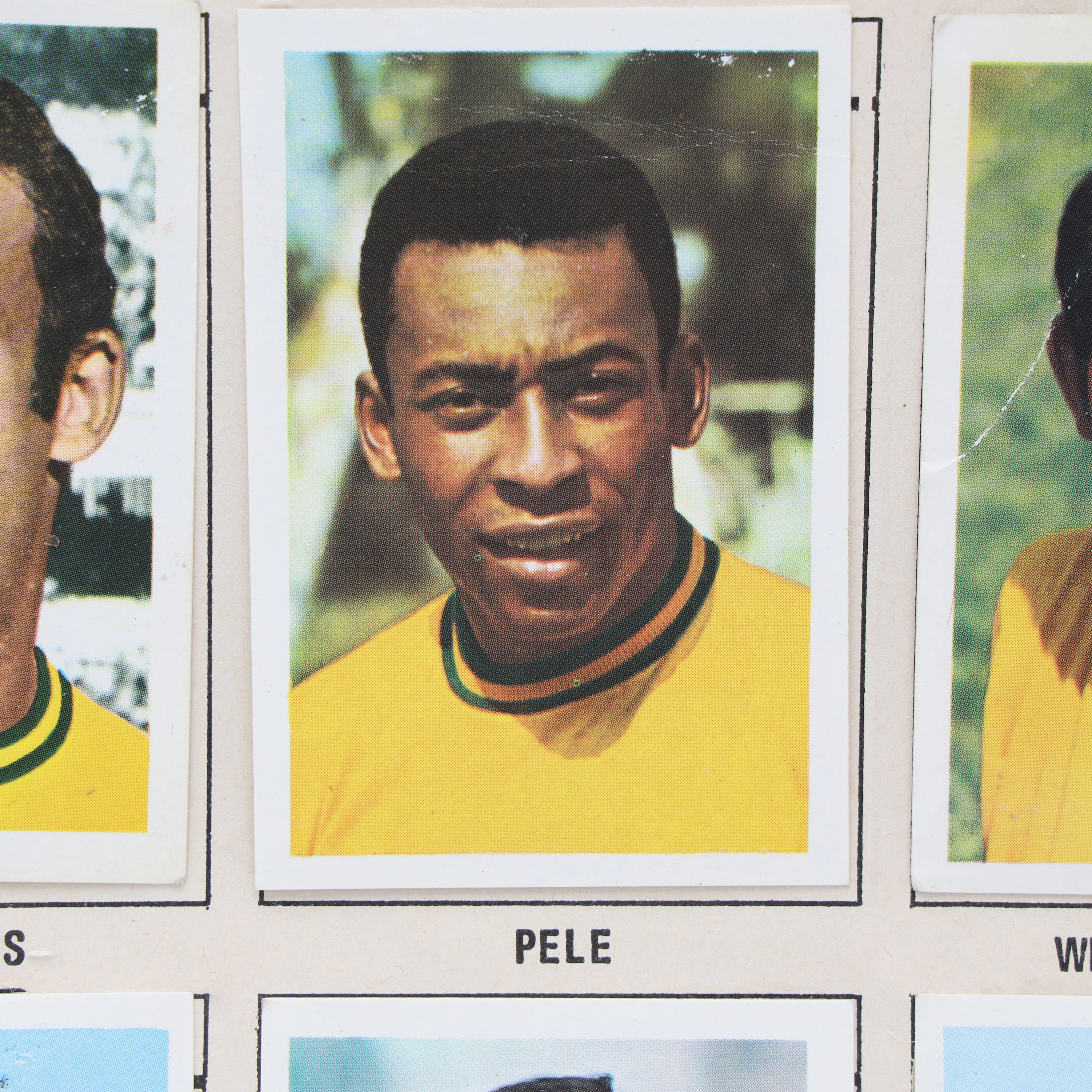 IDOLKORT samt MAGASIN, fotbolls VM 1970 med bland annat Pelé, EM i