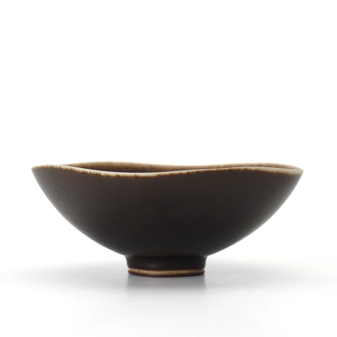 BERNDT FRIBERG. Skål, glaserat stengods, Studiohanden, Gustavsberg, 1959.