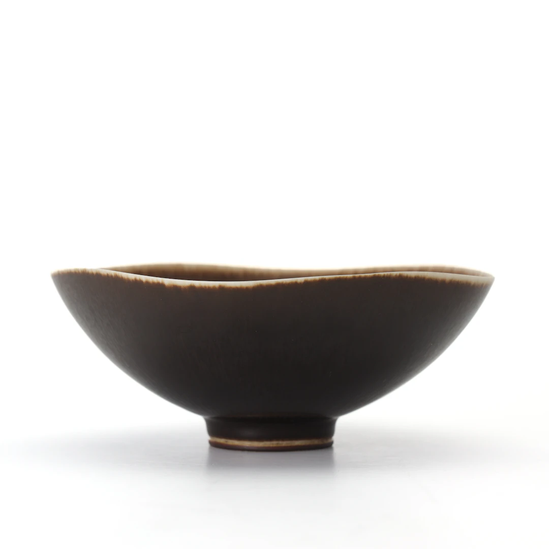 BERNDT FRIBERG. Skål, glaserat stengods, Studiohanden, Gustavsberg, 1959.