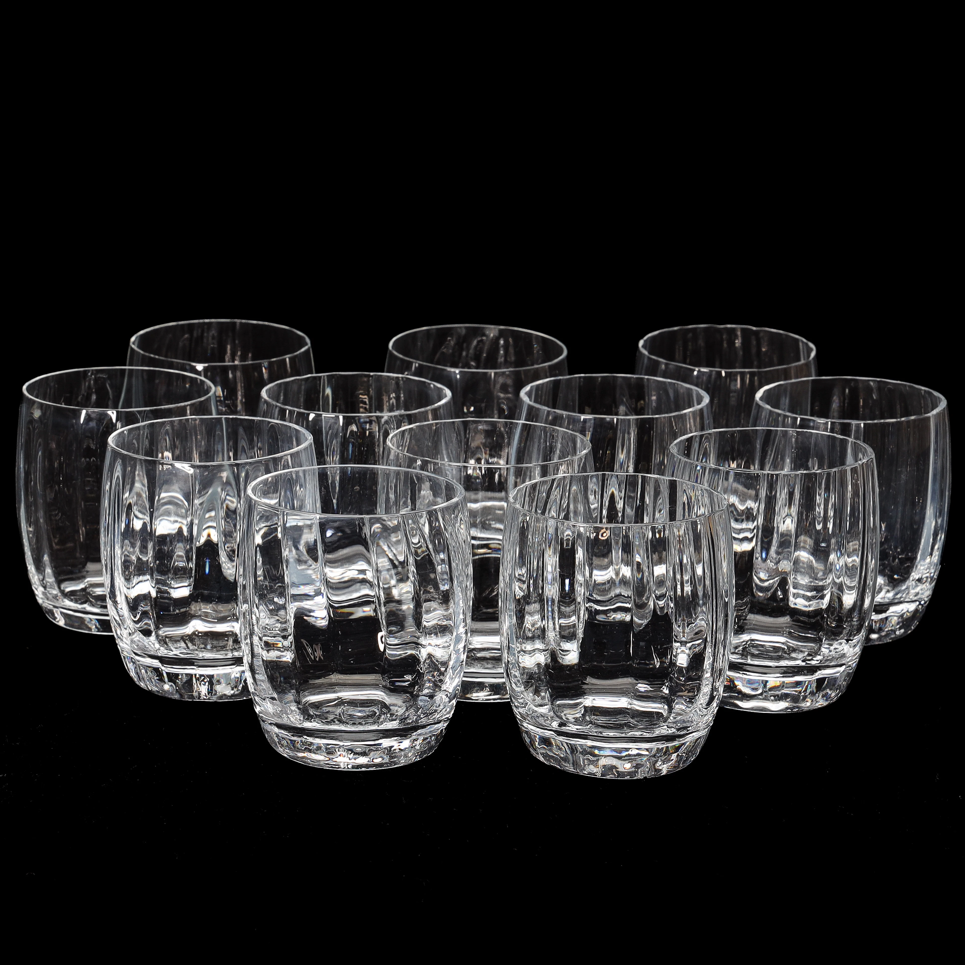 GUNNAR CYRÉN. Selterglas, 12 st, "Optica Symphony", Orrefors.