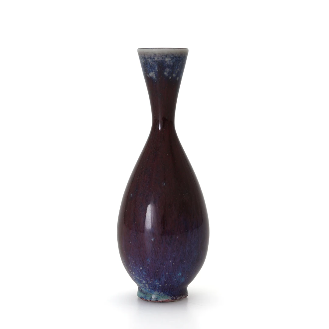 BERNDT FRIBERG. Vas, glaserad stengods, Studiohanden, Gustavsberg, 1975.
