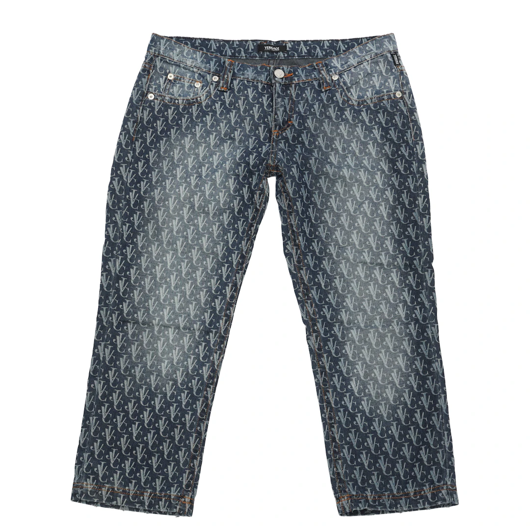 VERSACE JEANS COUTURE, capri jeans, dam, storlek 29/43.