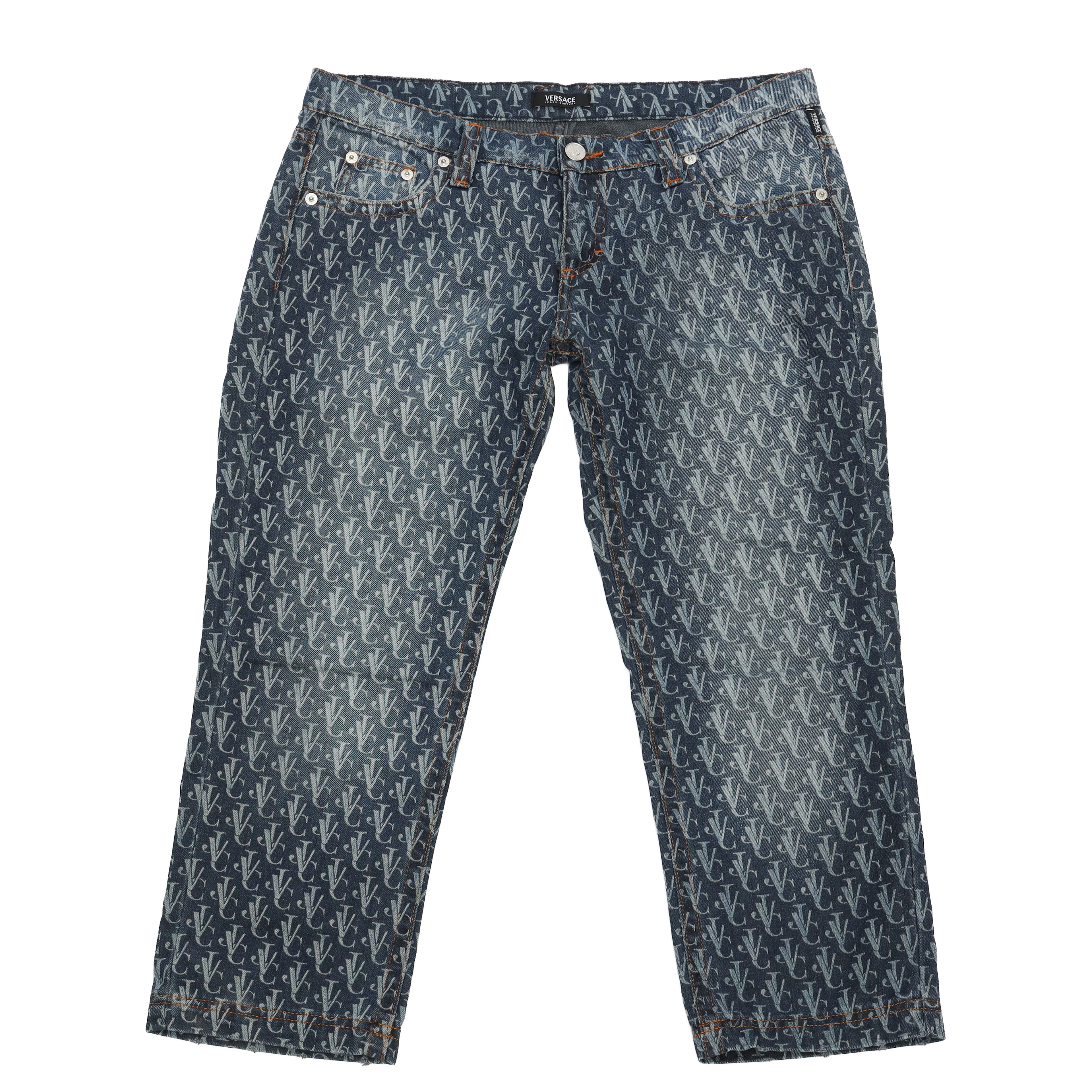 VERSACE JEANS COUTURE, capri jeans, dam, storlek 29/43.