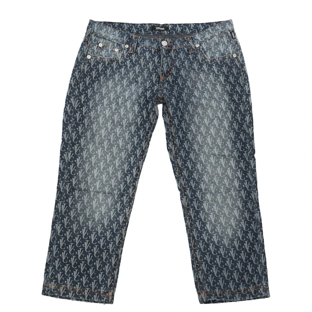 VERSACE JEANS COUTURE, capri jeans, dam, storlek 29/43.