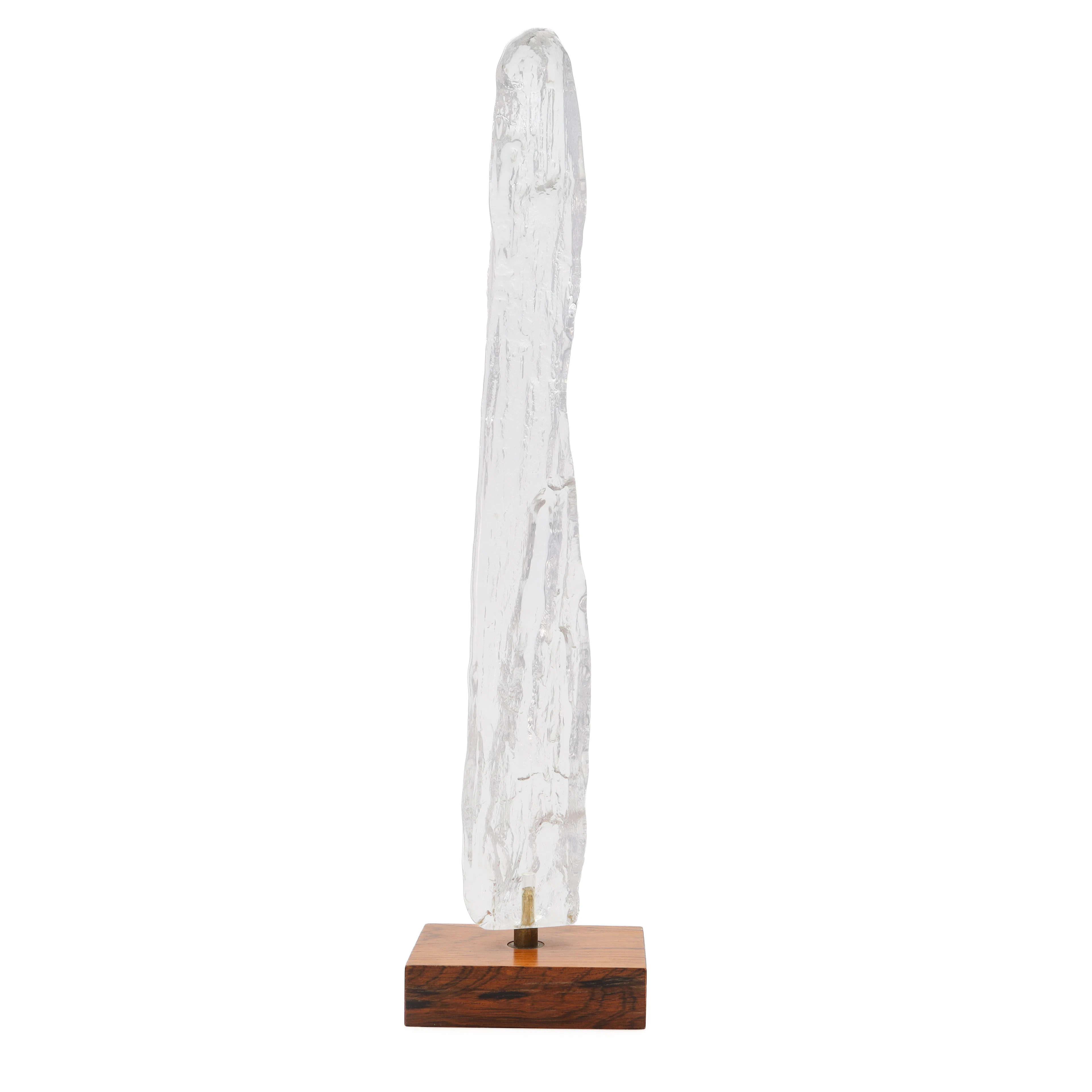 BENGT EDENFALK. Skulptur, konstglas, Skruf Glasbruk.