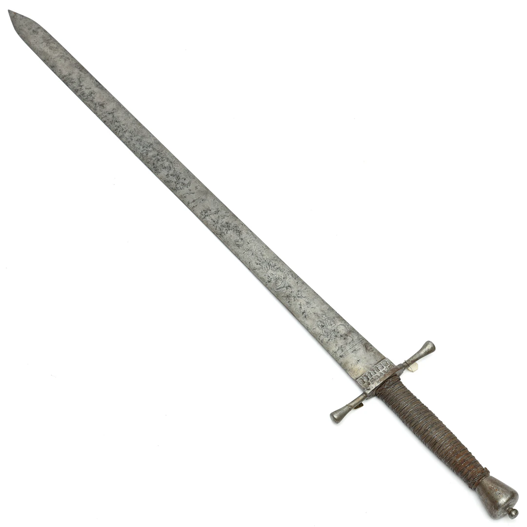 SLAGSVÄRD, Holland/Tyskland, med klinga från 1640-talet.