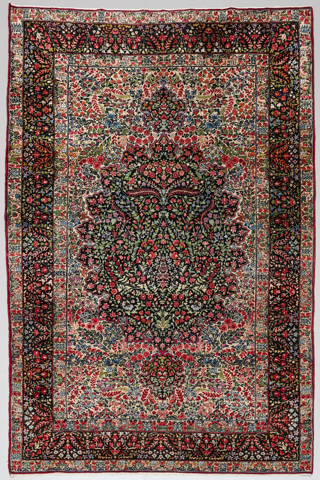 MATTA, Kirman Lavar, antik, handknuten, ull, persisk, 1920-talets senare del.