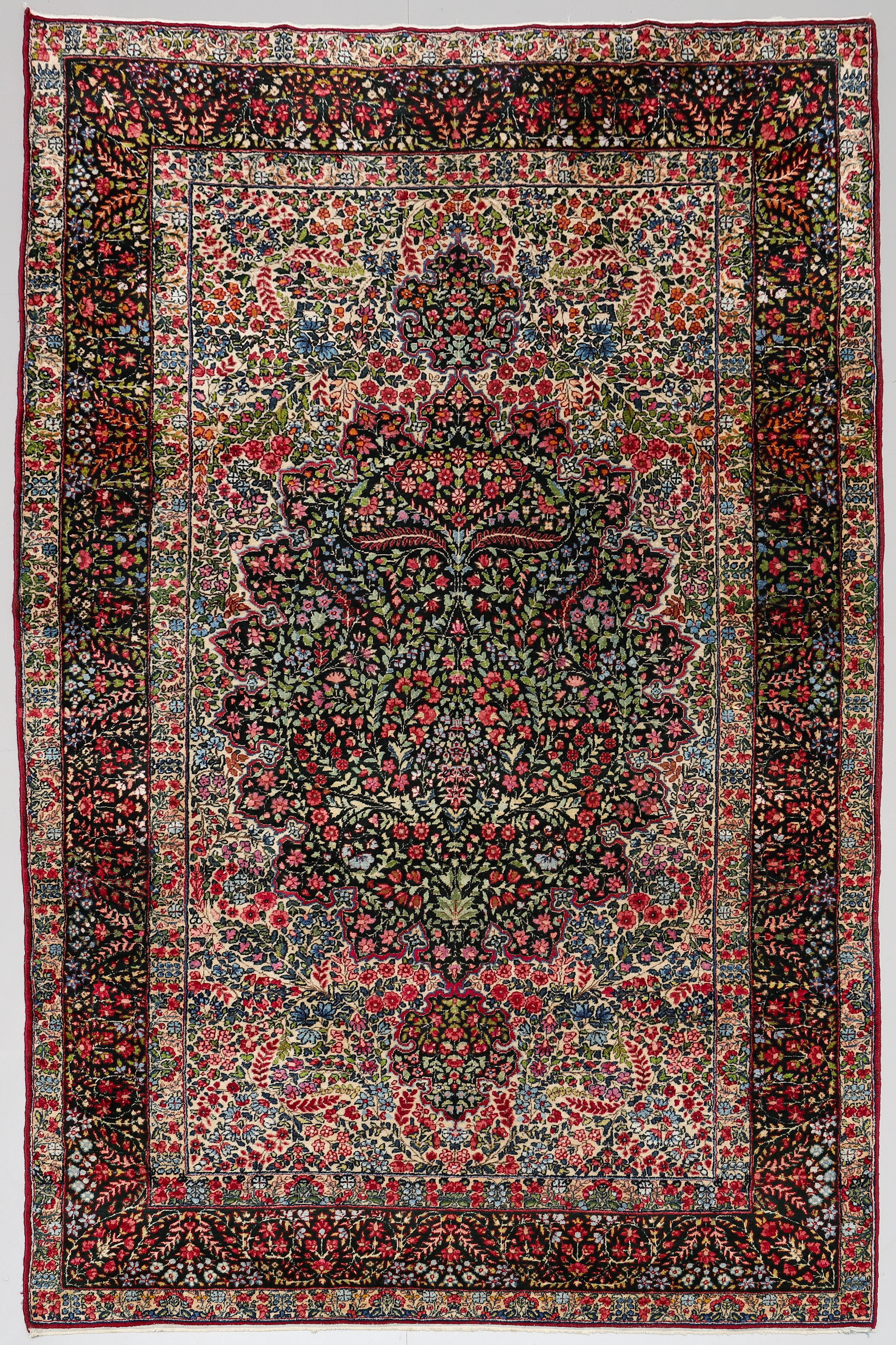 MATTA, Kirman Lavar, antik, handknuten, ull, persisk, 1920-talets senare del.