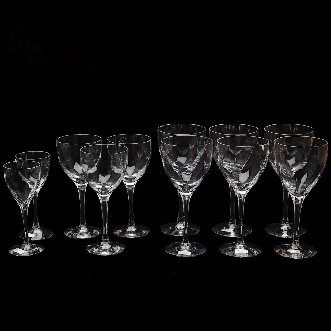 BERTIL VALLIEN. SERVISDELAR, 11 delar, "Chateau", Kosta Boda.