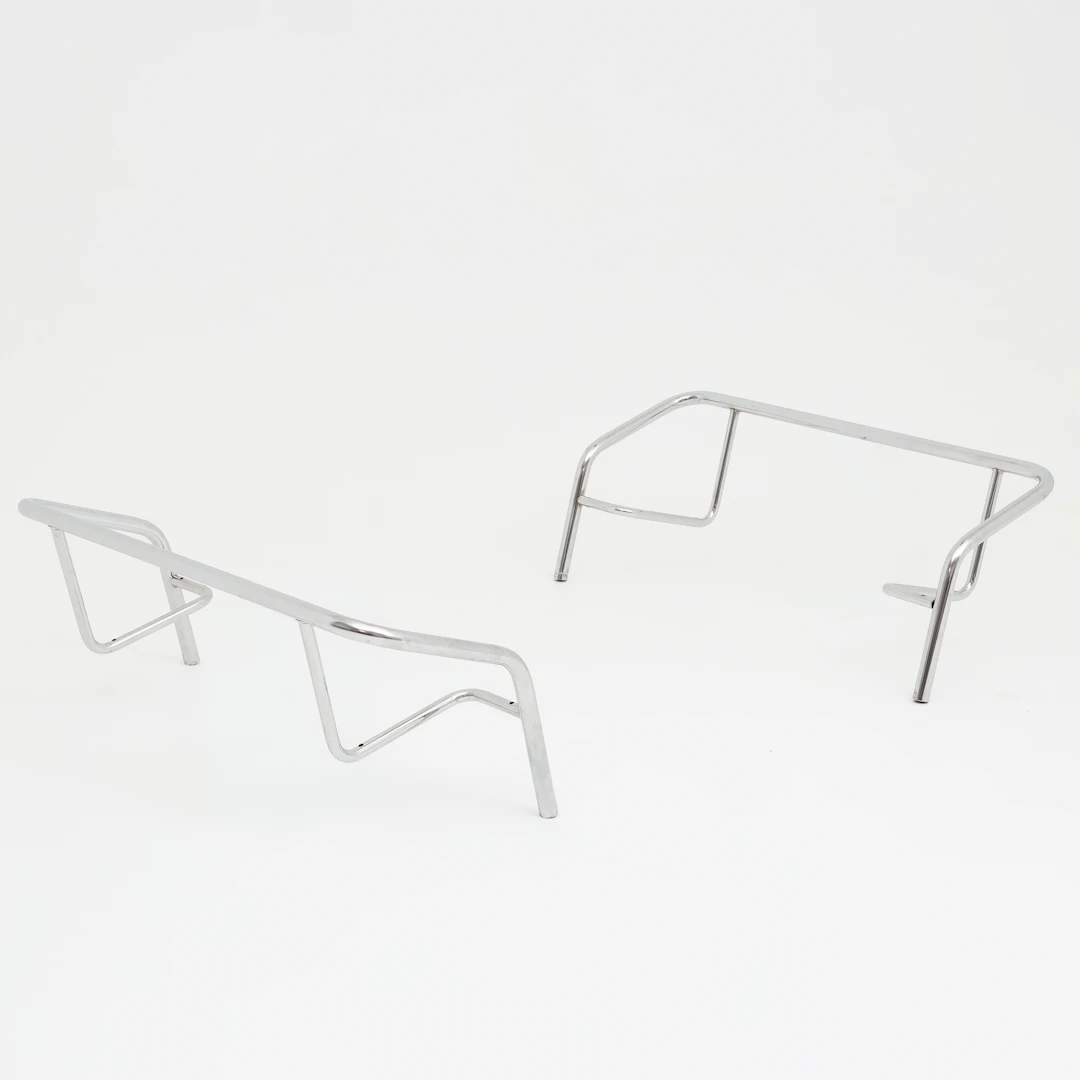 KNUT HAGBERG. Sänggavlar, "Kromvik", IKEA, 1980-tal.
