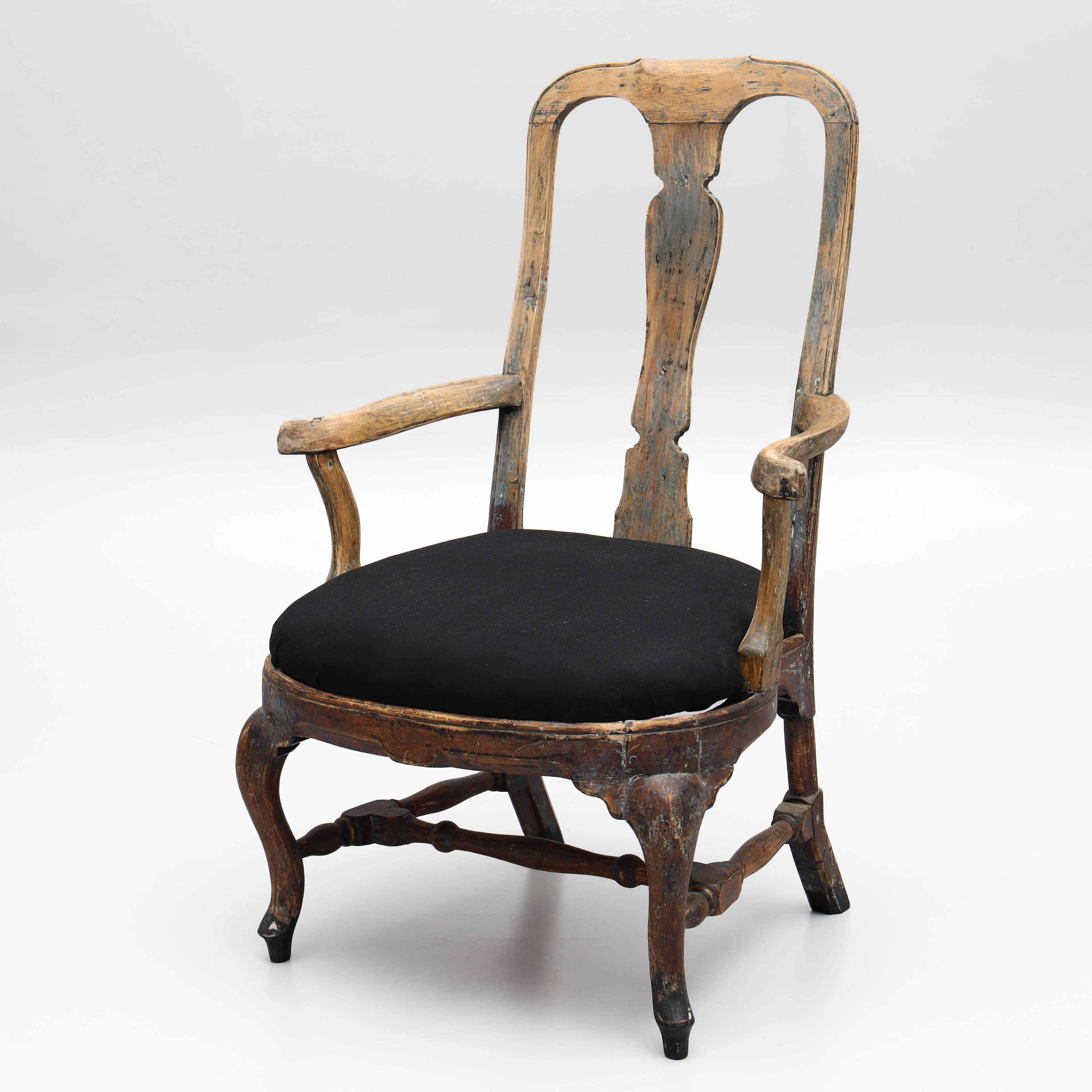 KARMSTOL, senbarock, 1700-talets mitt.