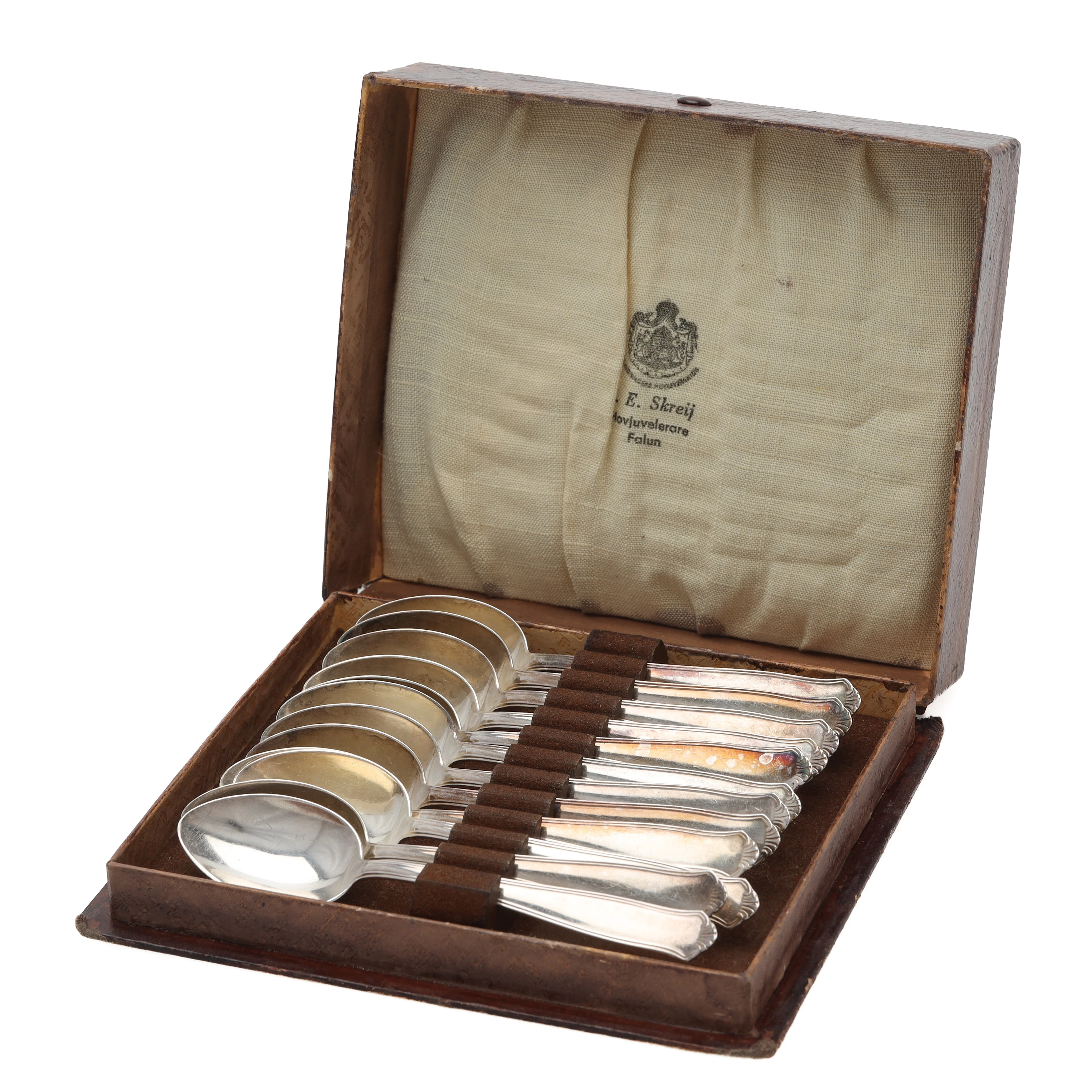 SKEDAR, 12 st, etui, GAB, Stockholm 1950-tal.