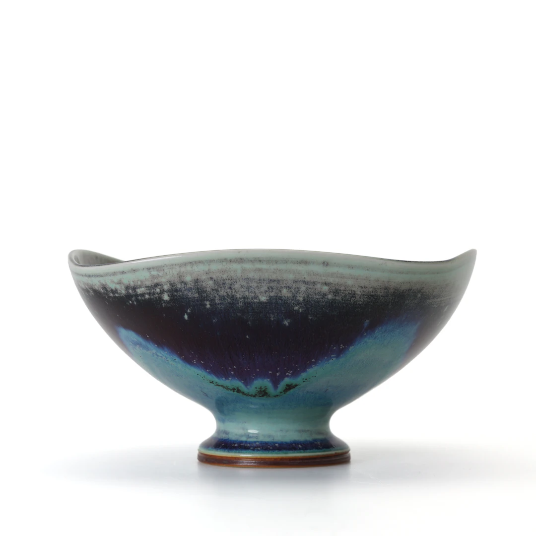 BERNDT FRIBERG. Skål, glaserat stengods, Studiohanden, Gustavsberg, 1973.