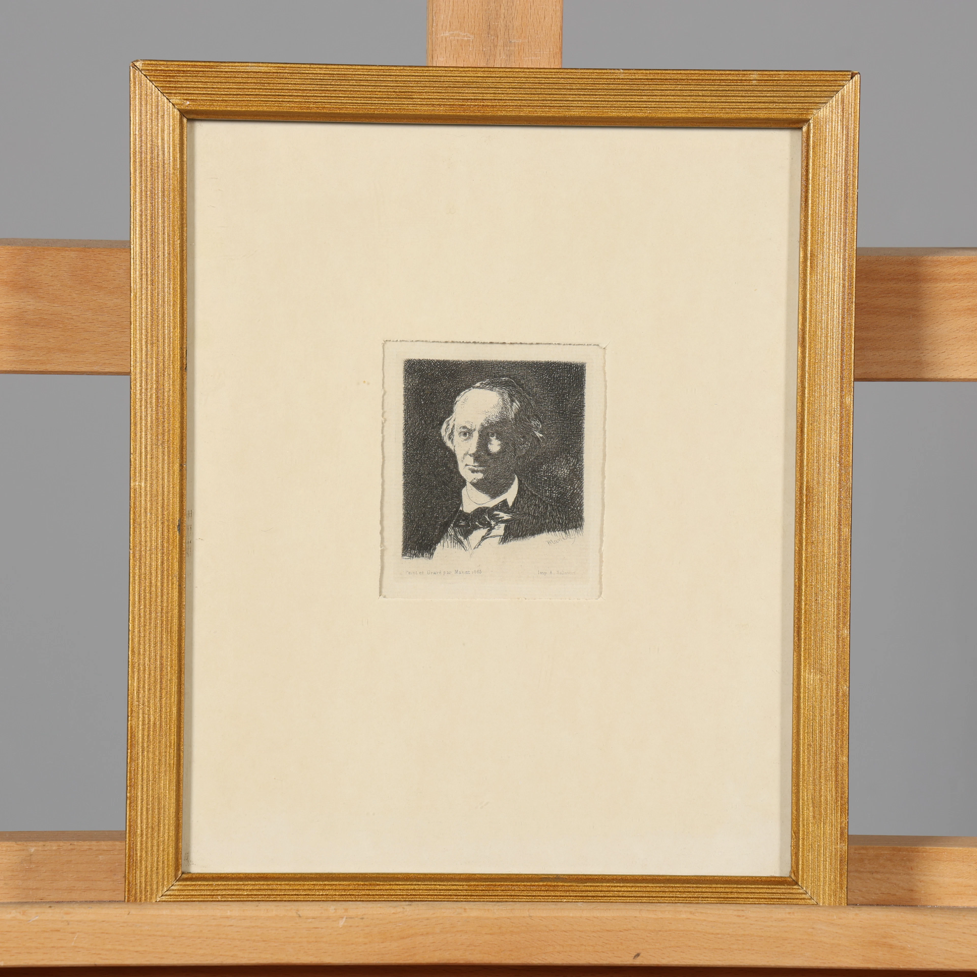EDOUARD MANET. ETSNING, signerad i trycket.
