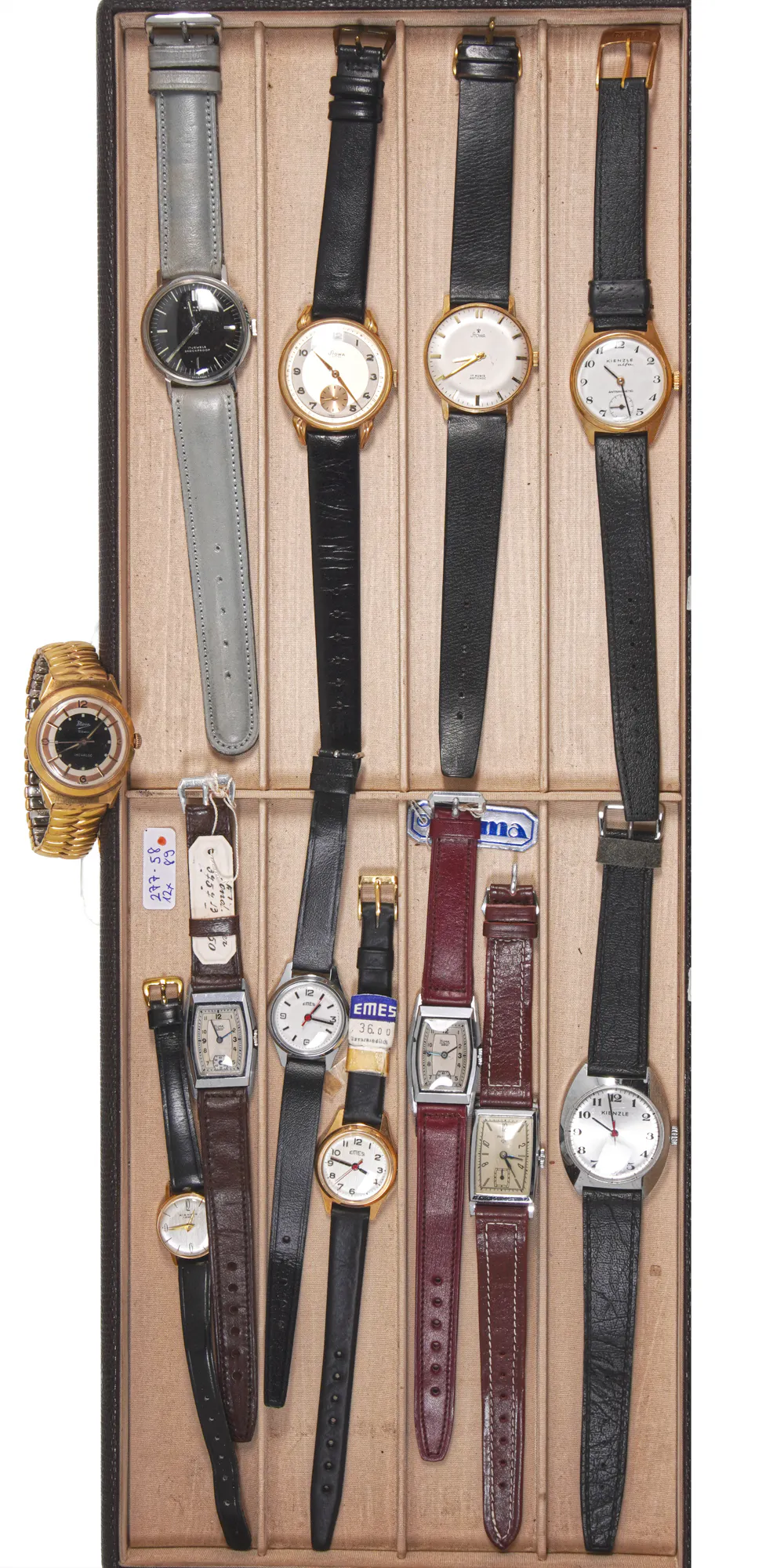 12 Armbanduhren, ca. 1930-50er Jahre