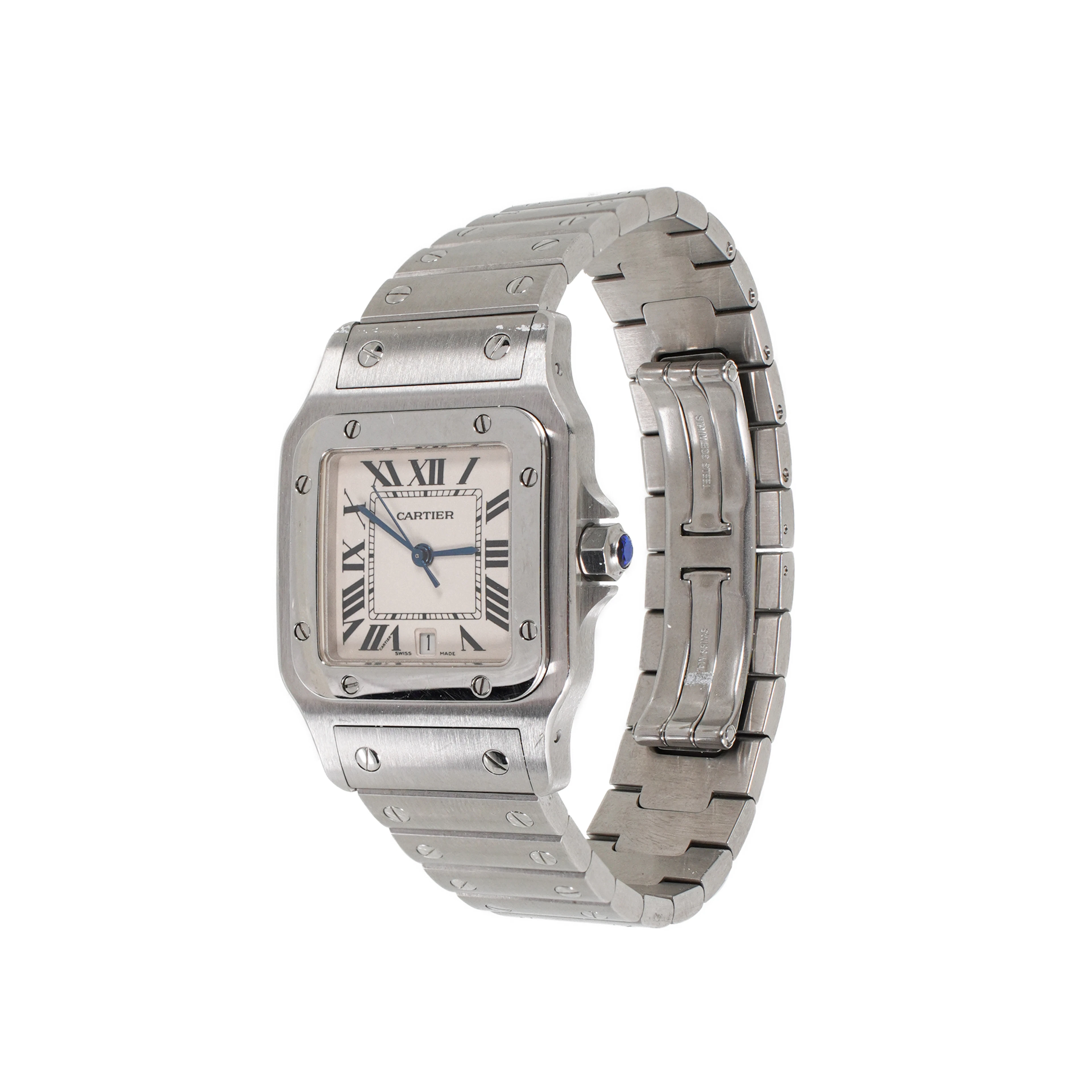 Cartier Santos Galbée Herrenarmbanduhr, 2004