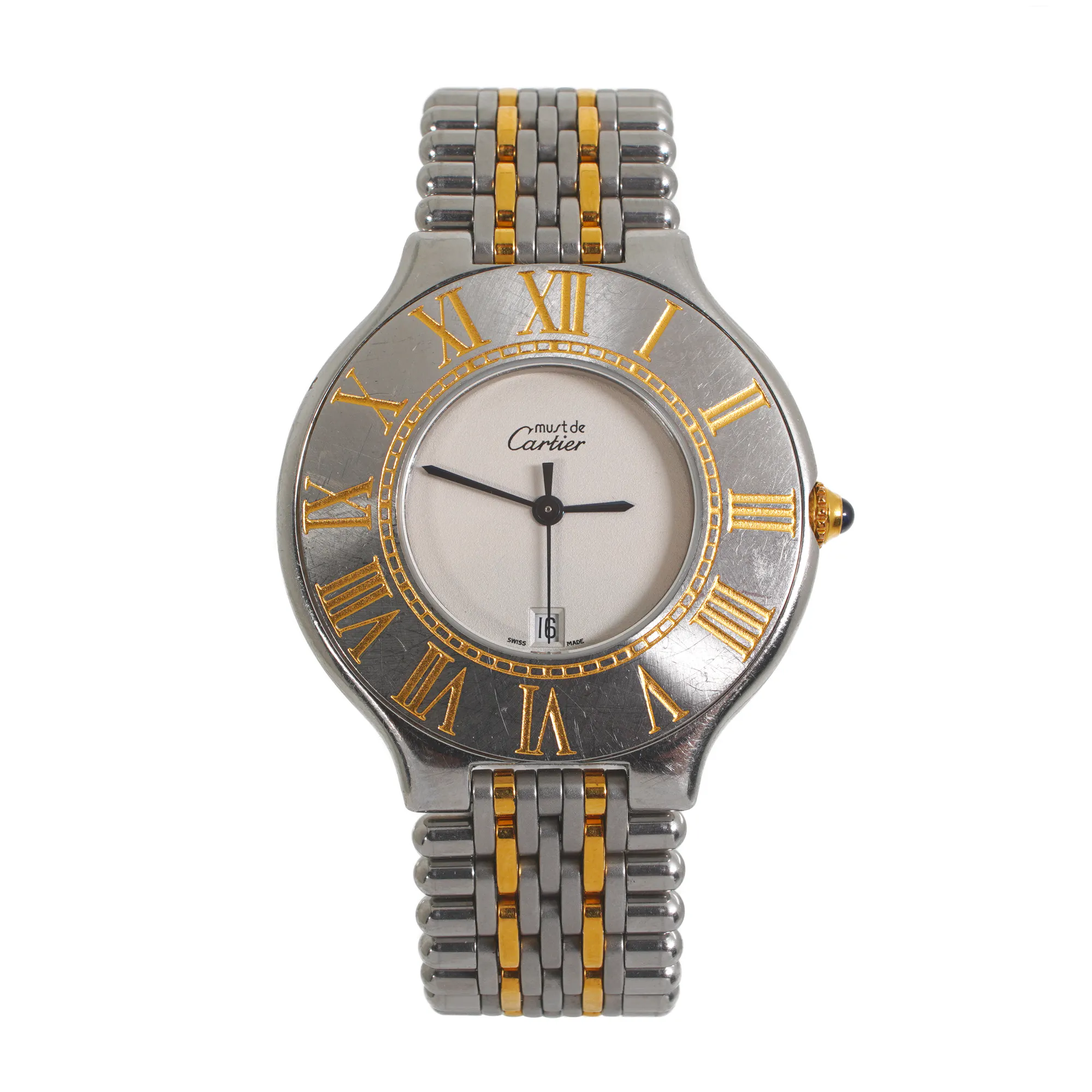 Must de Cartier 21 Armbanduhr, ca. 1980/90er Jahre