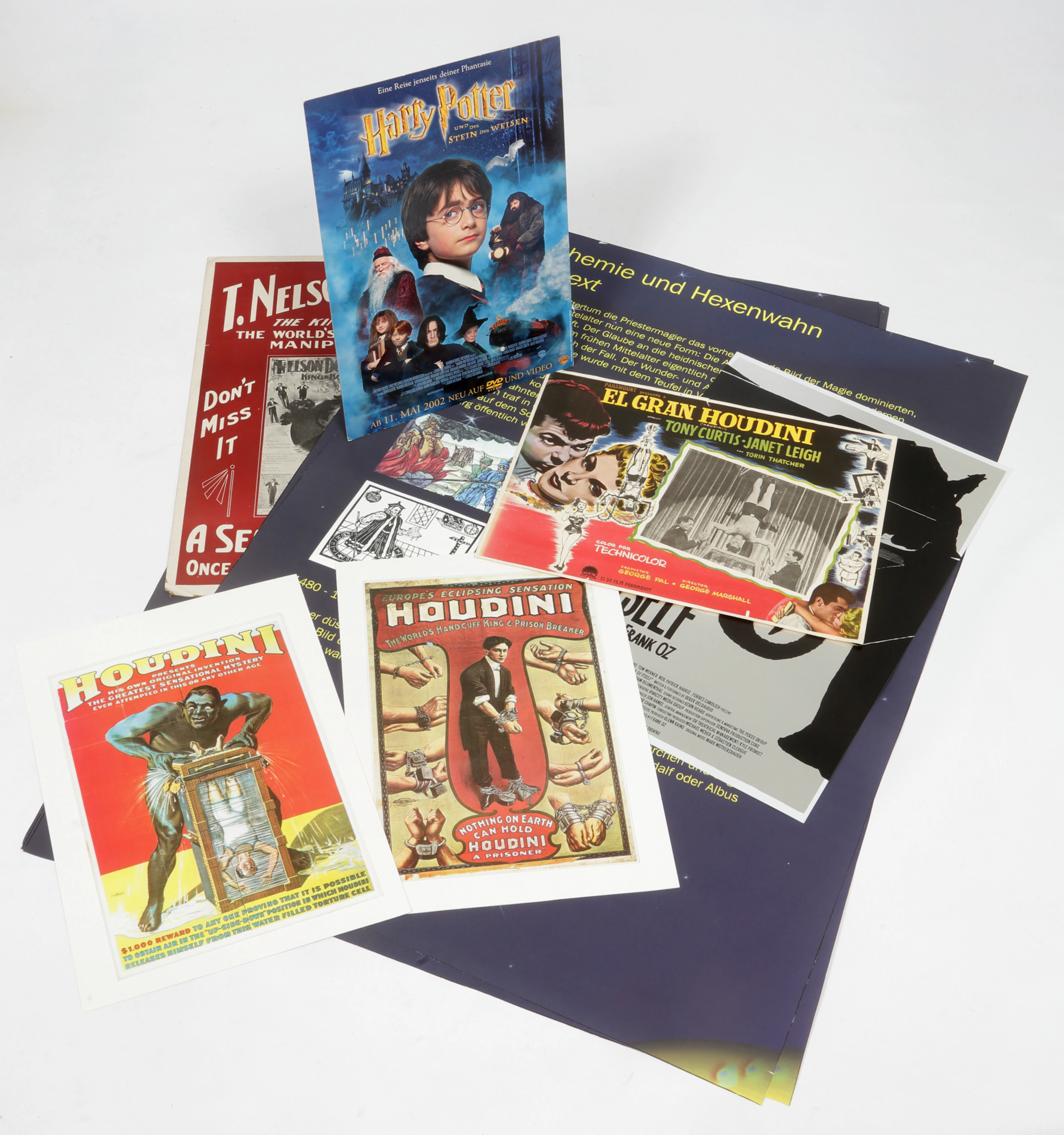 Konvolut Plakate und Werbematerial