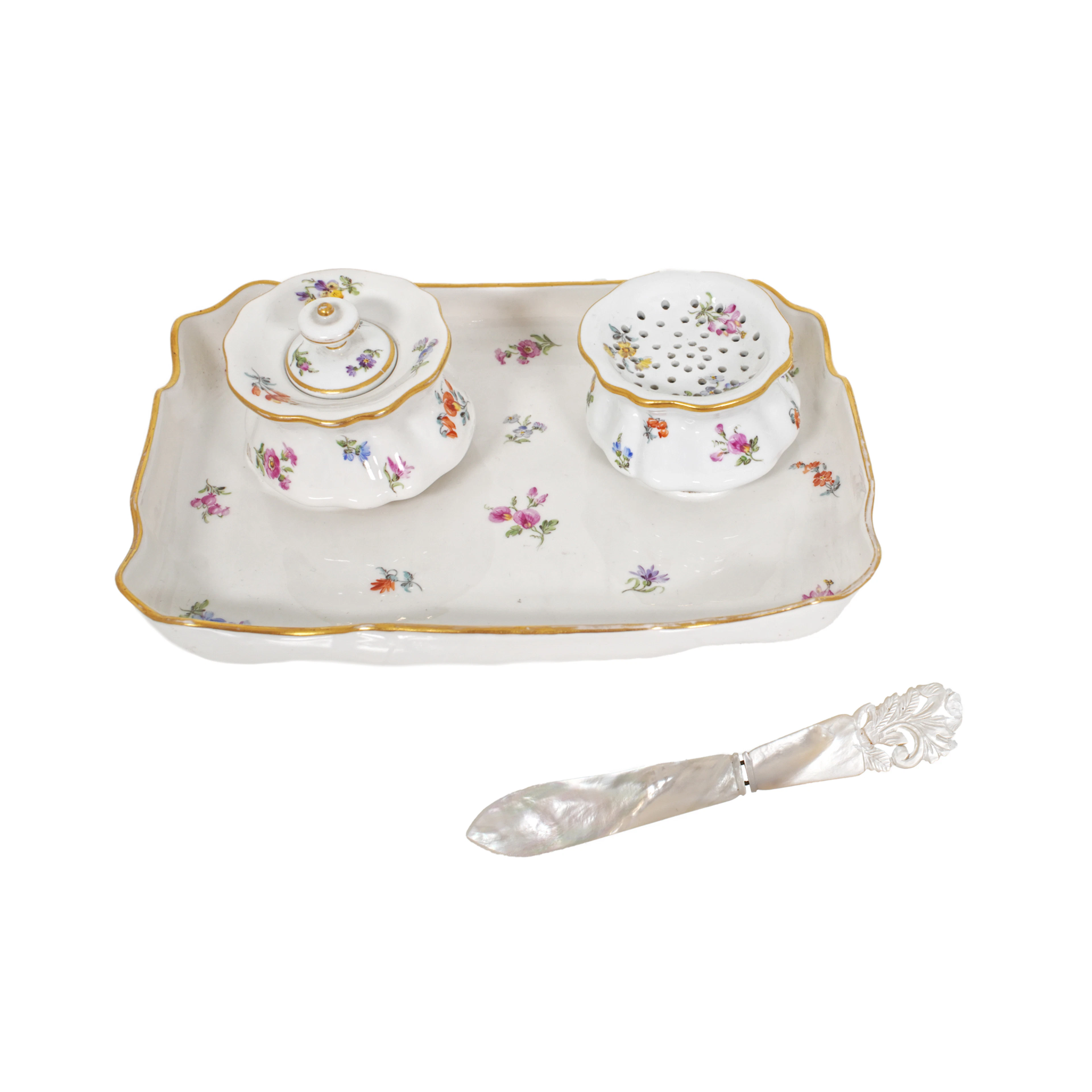 Schreibzeug, Meissen, Knaufzeit (1860-1924)