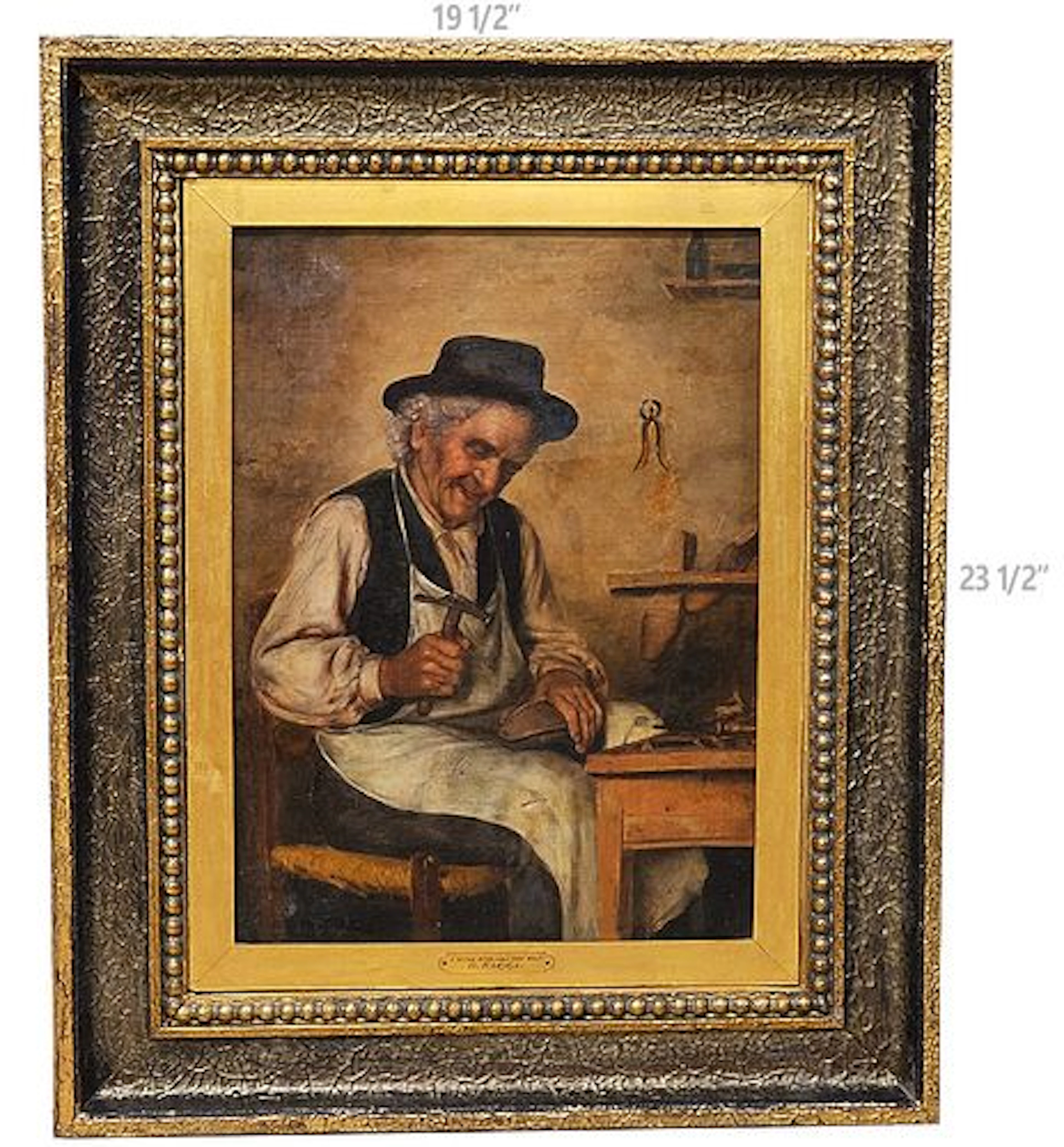 19th C. Italian, 1885-1968) Ezio Ricci Oil On Canvas Painting