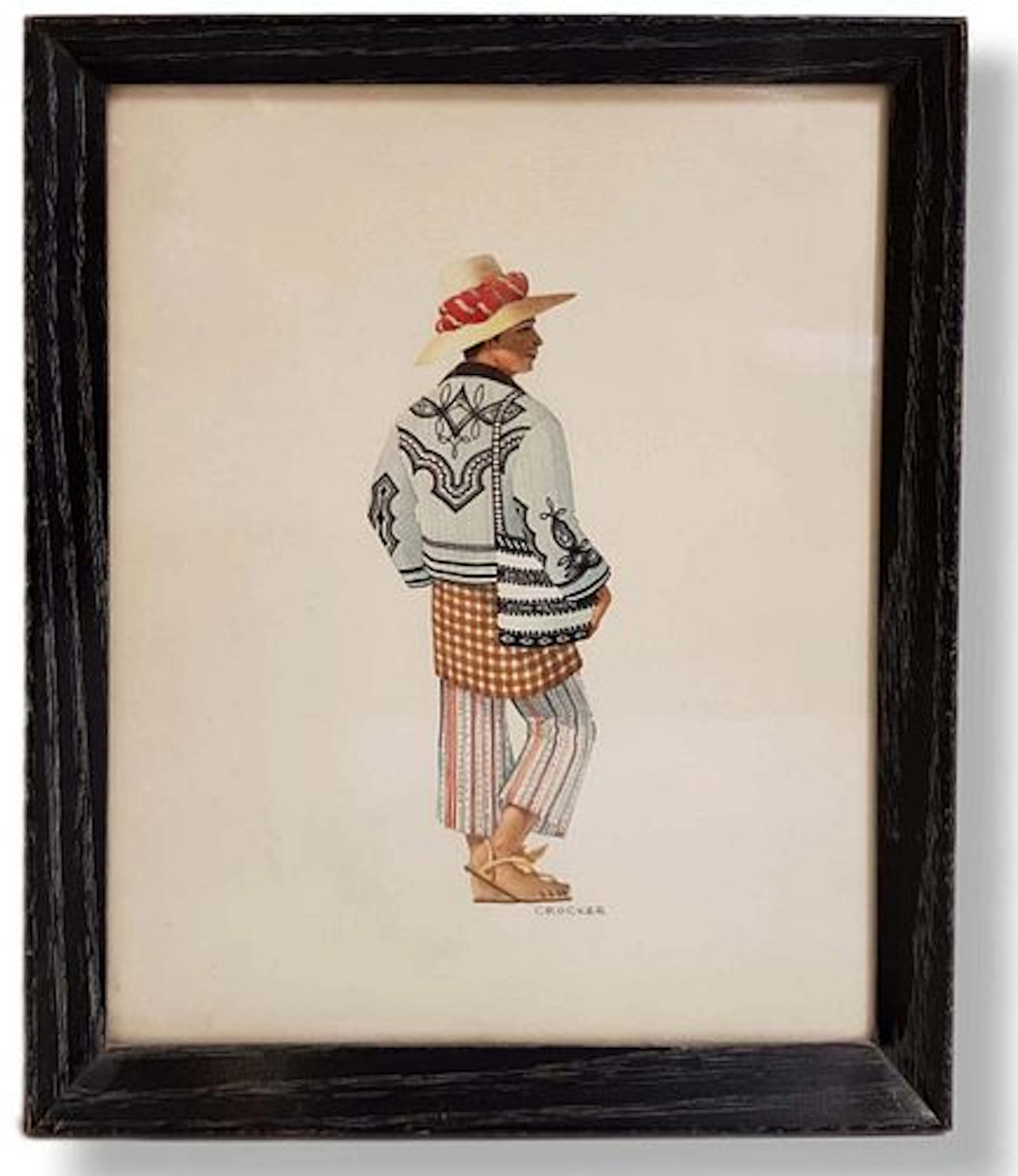 Signed Guatemalan Fredrick Crocker Lithograph