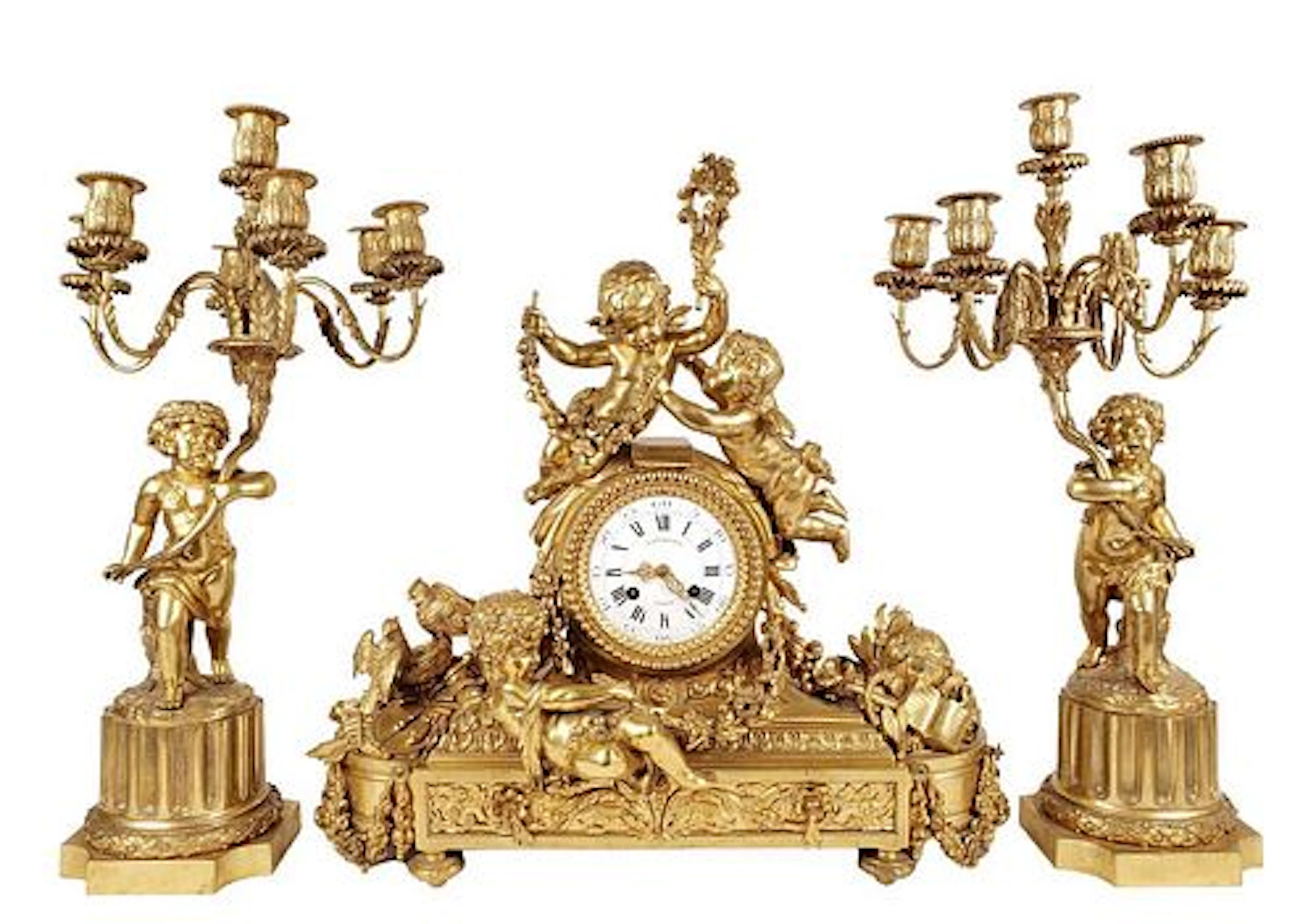 Magnificent 19th C. Raingo Freres Signed French Napoleon Louis XVI