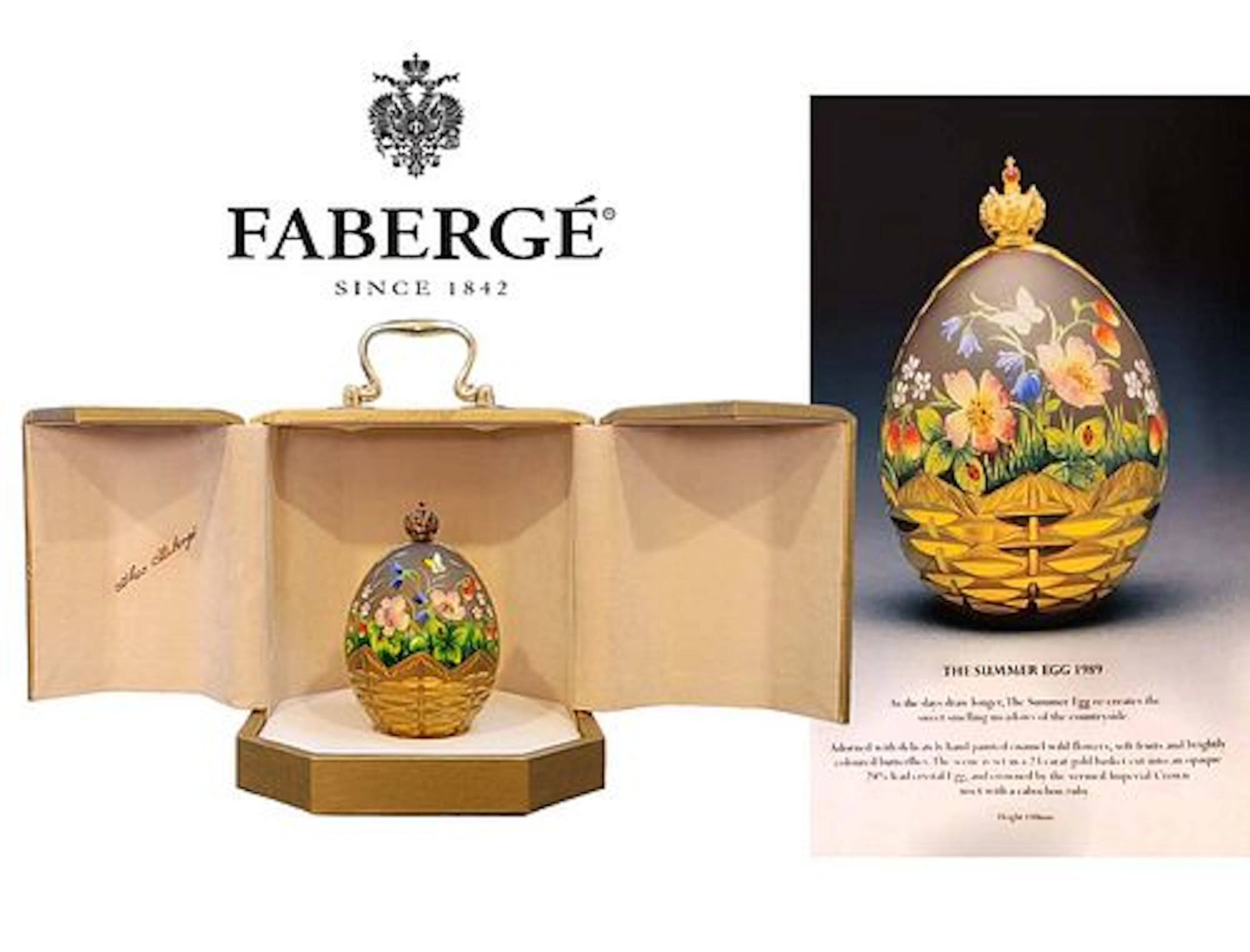 Theo Faberge ' The Summer Egg 1989 '