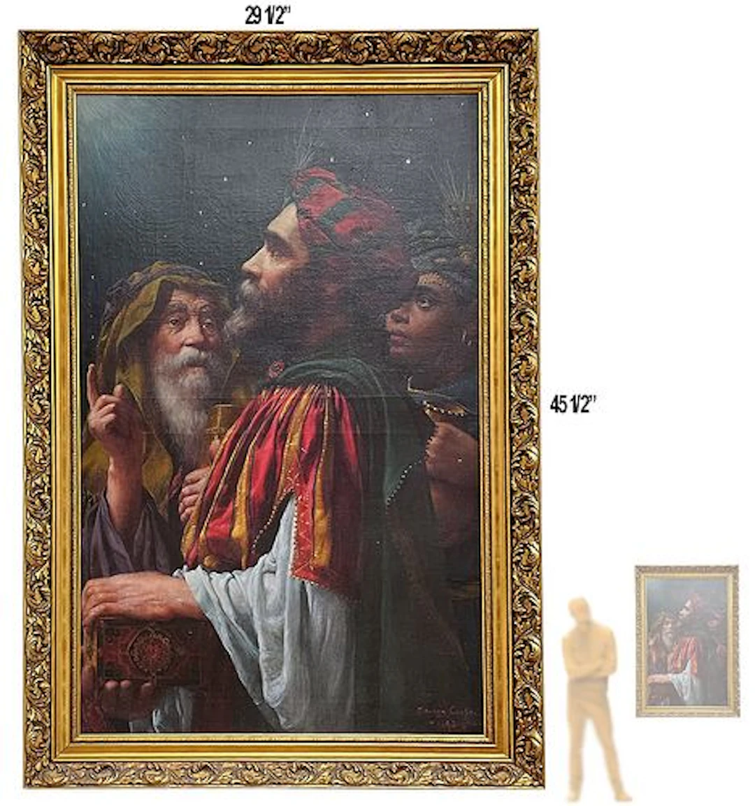 19th C. British William Savage Cooper (1880-1926) King Solomon Judaica