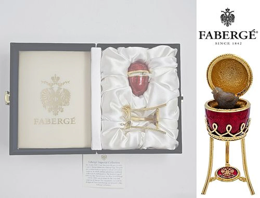 Farberge Menagerie Chicken Surprise Egg