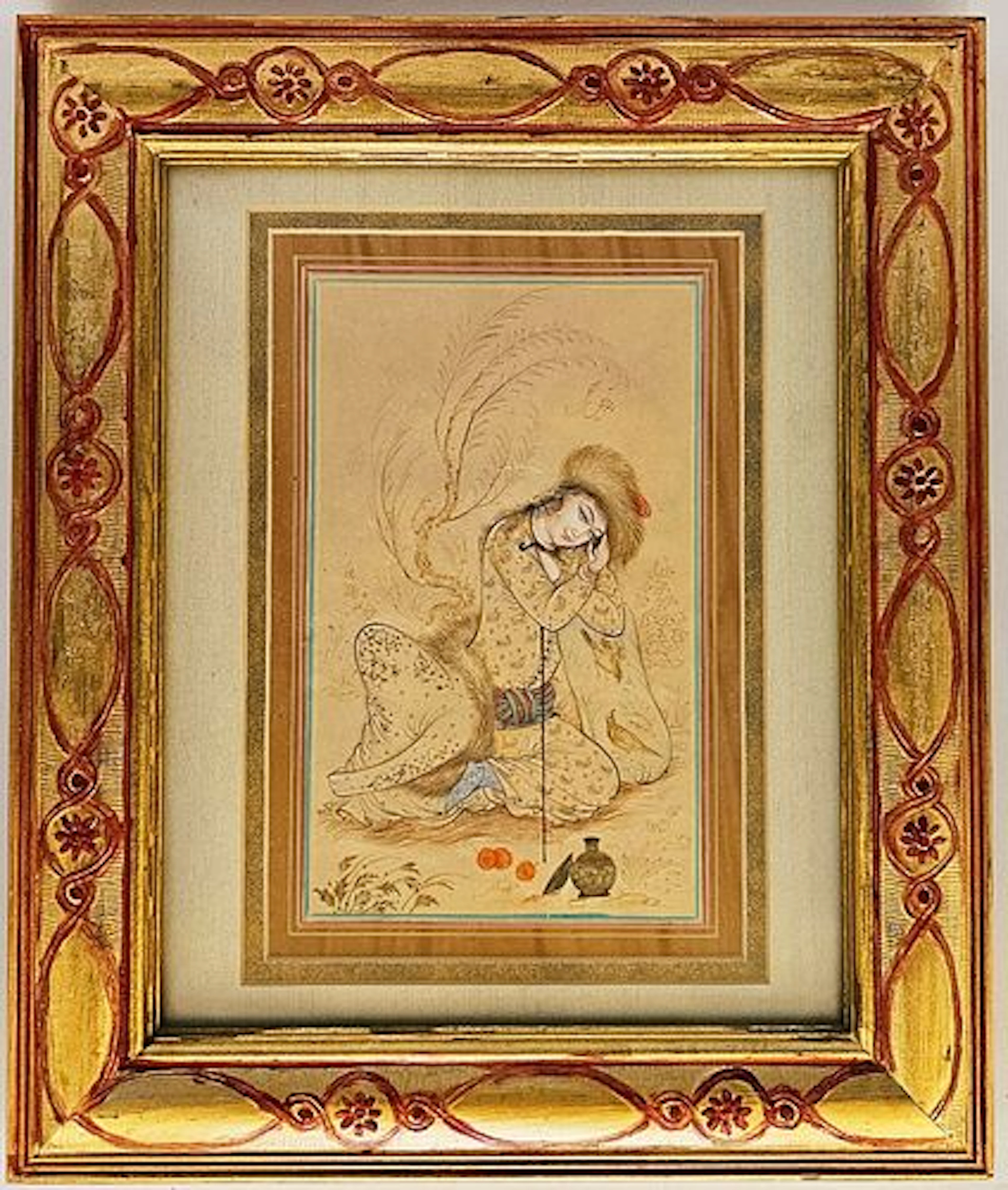 Persian Miniature Painting, Signed