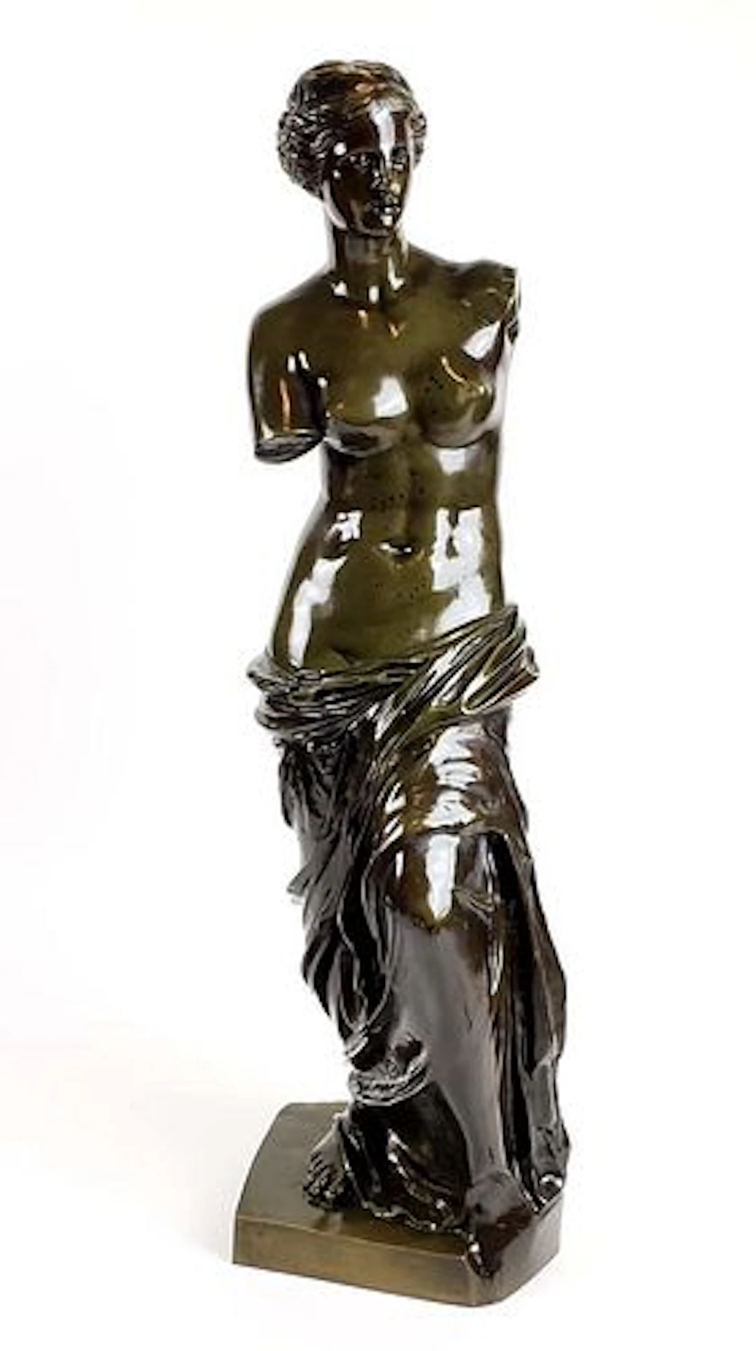 19th C. Bronze Figure of Man Signed Stadelli