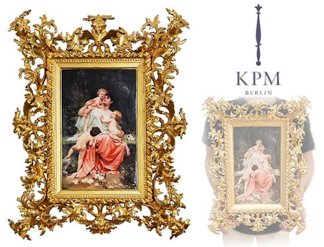 19th C. KPM Plaque
