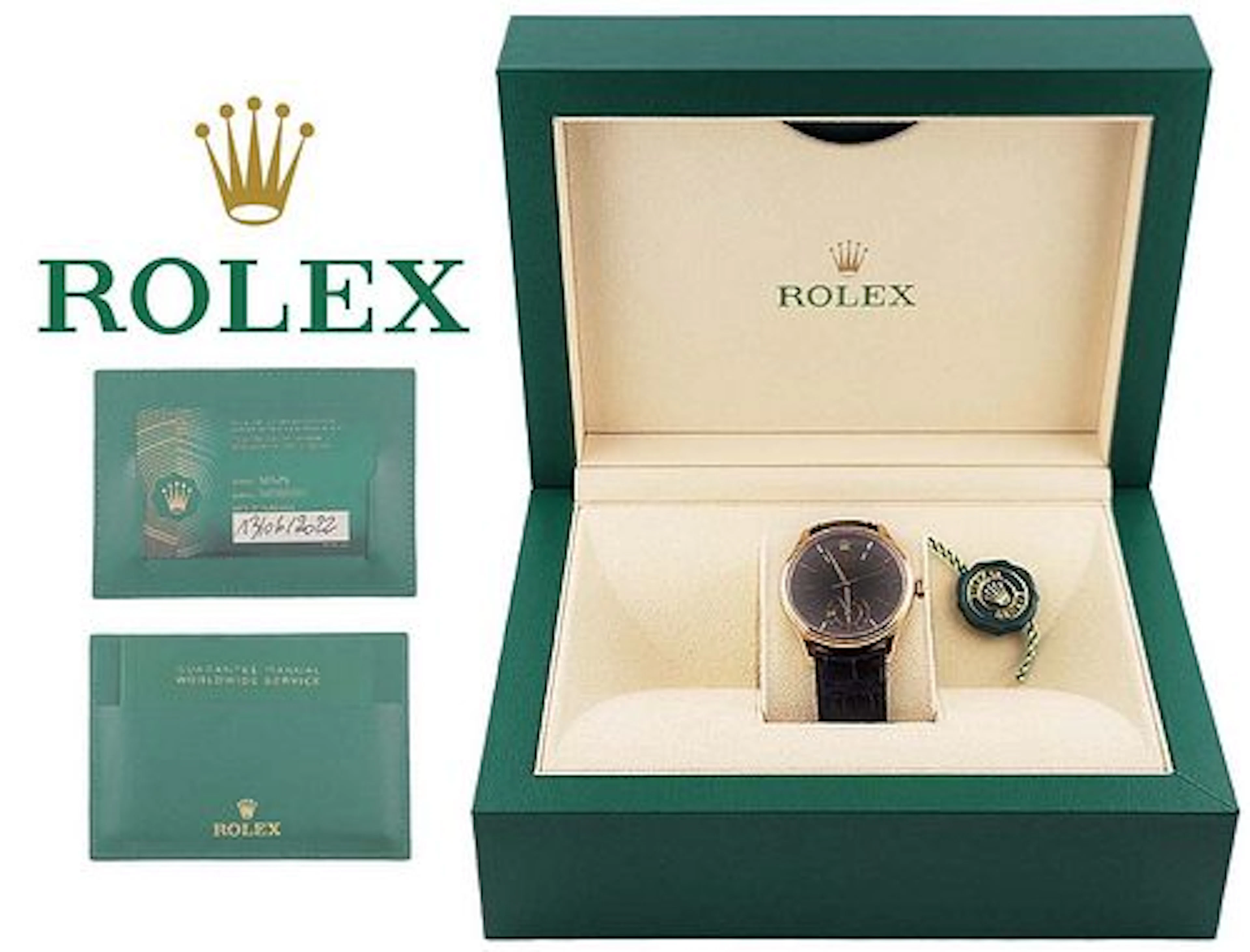 Rolex Cellini Dual Time (50525) Unworn Complete Set