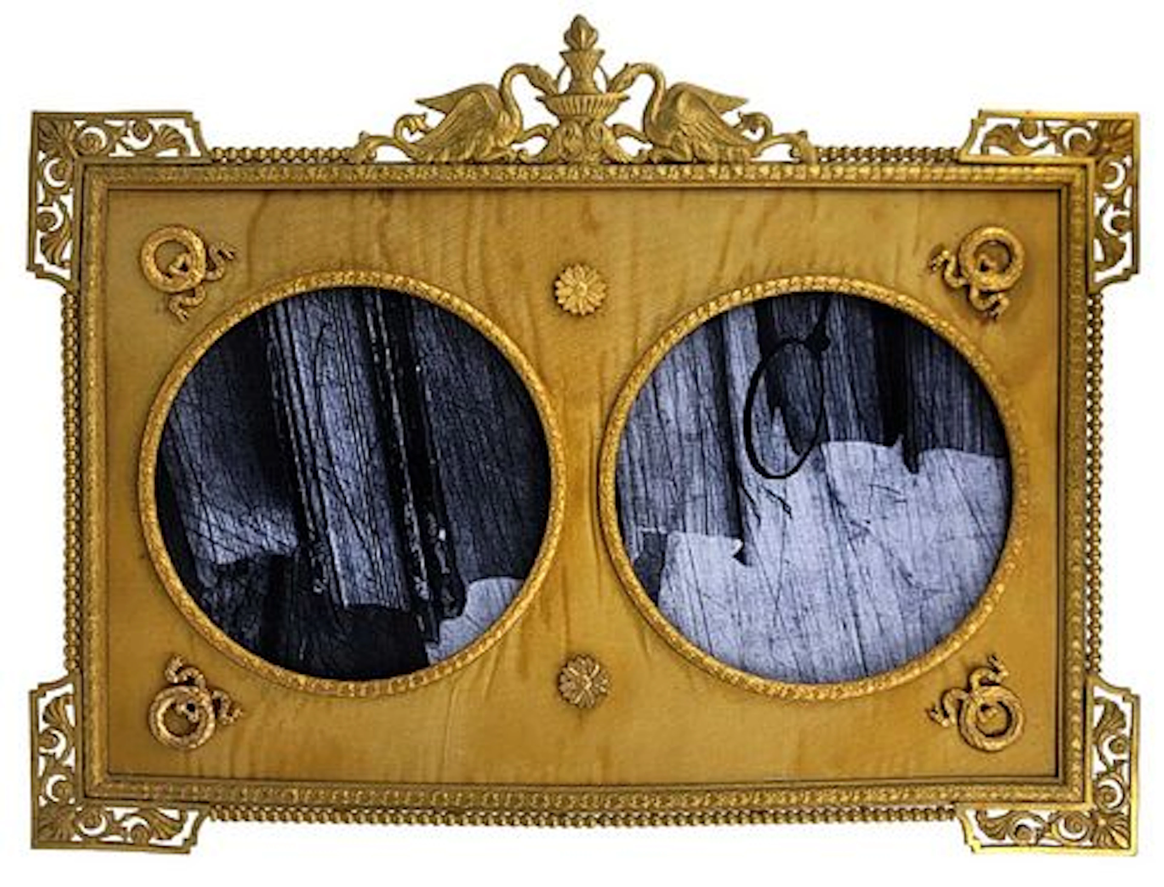 19th C French Empire Bronze Frame
