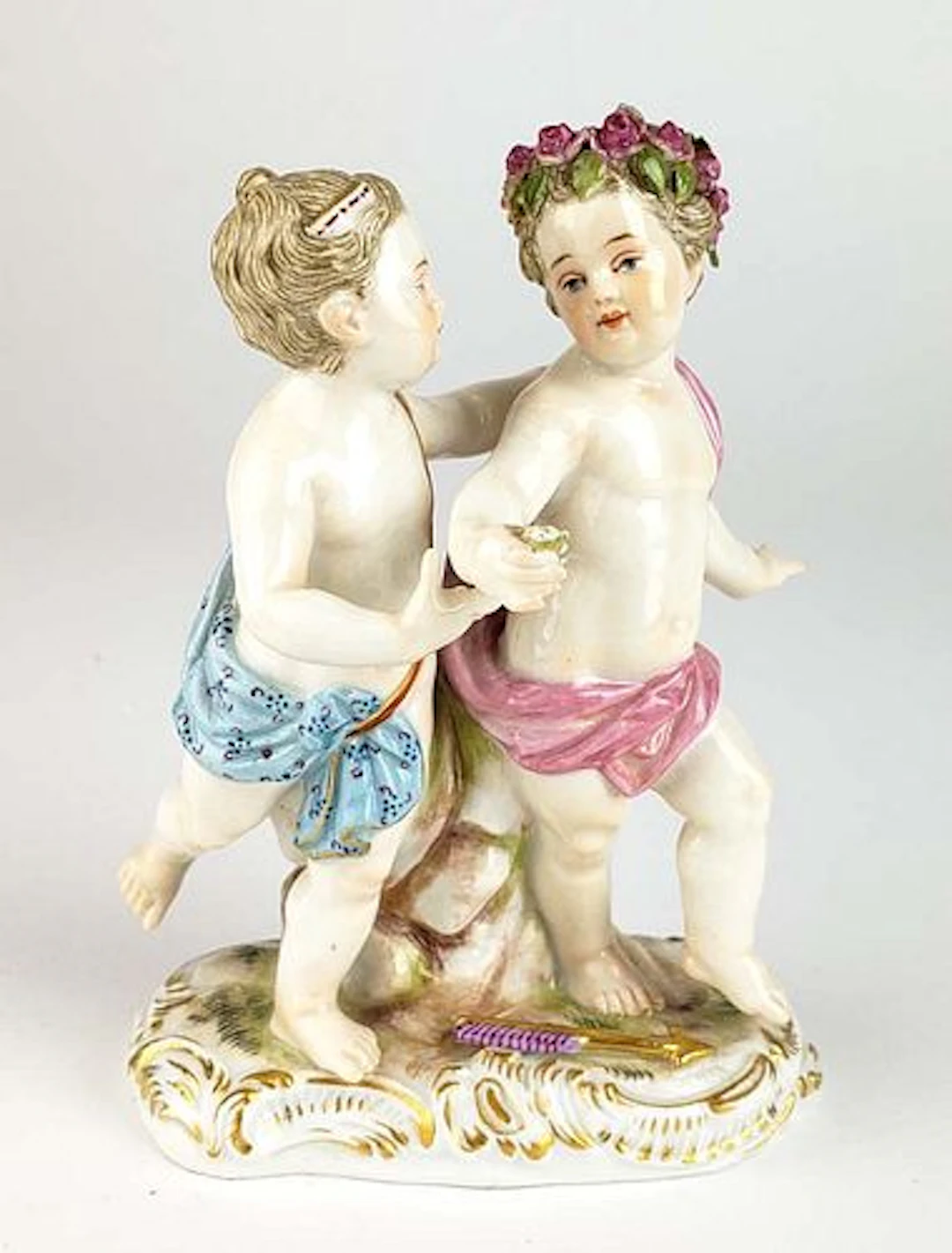 19th C. Meissen Porcelian Group
