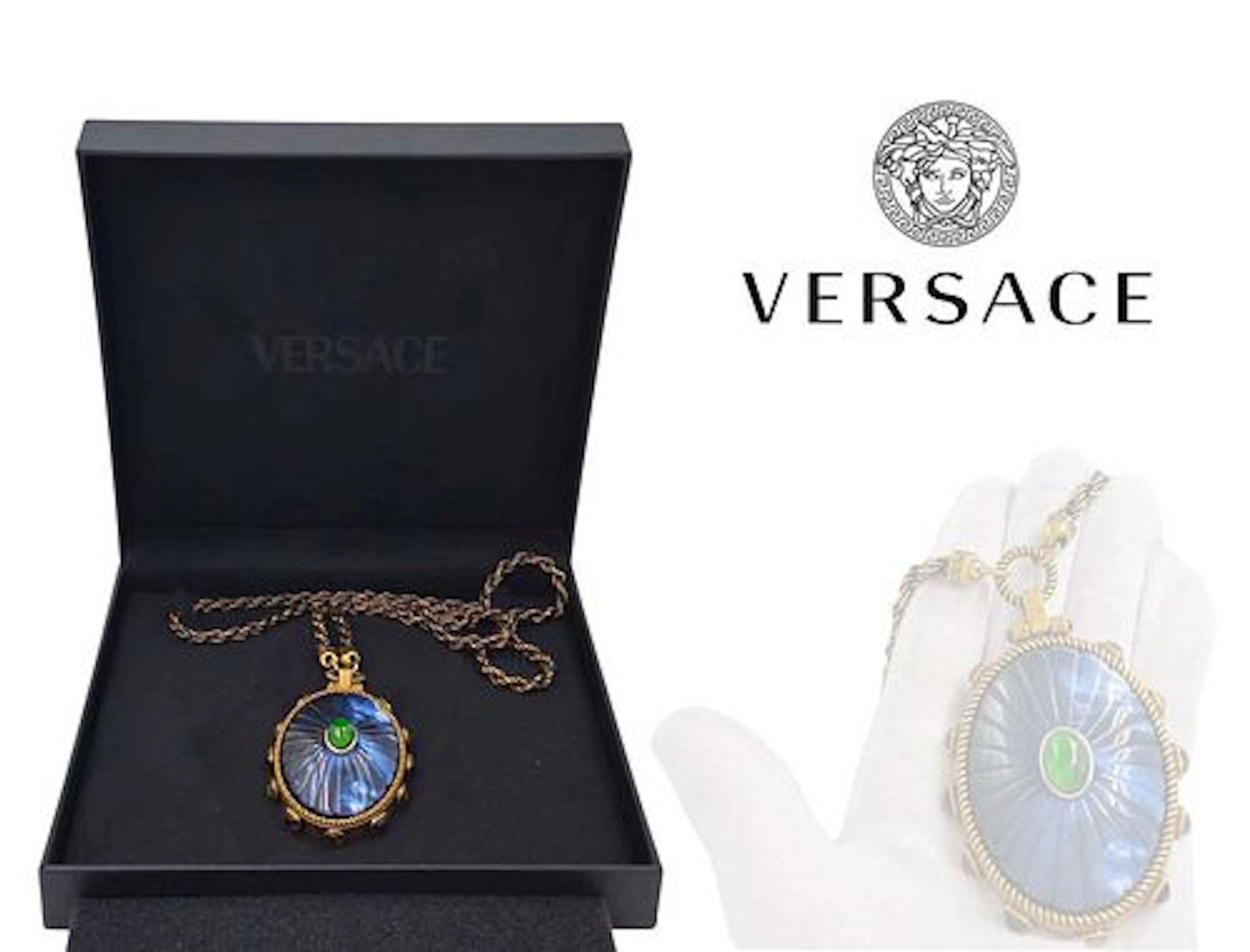 Versace Tivoli Long Necklace