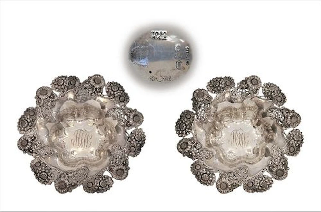 Pair Of Bailey Banks & Biddle Company 925 Sterling Silver