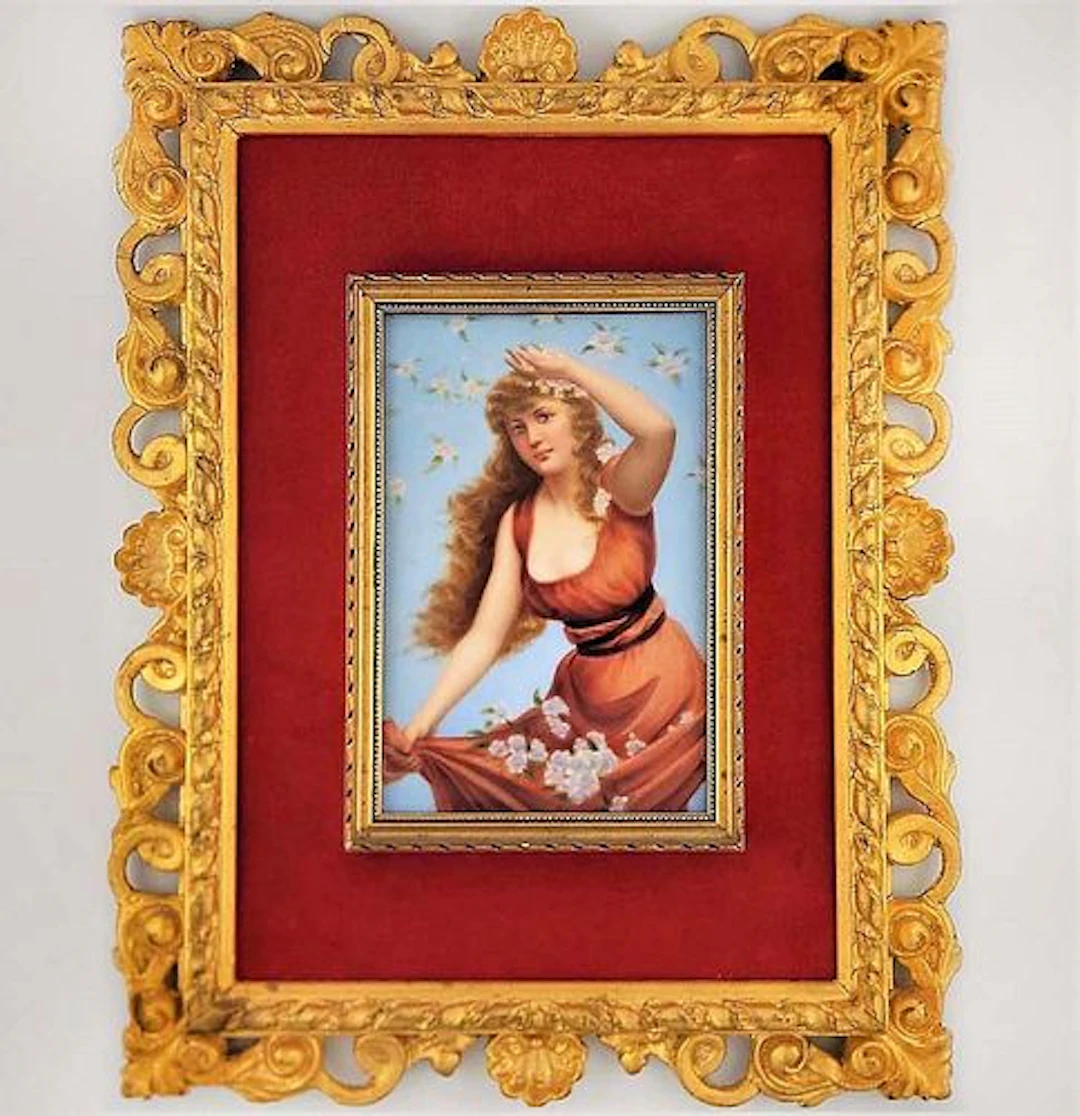 19th C. German Berlin KPM Porcelain Plaque