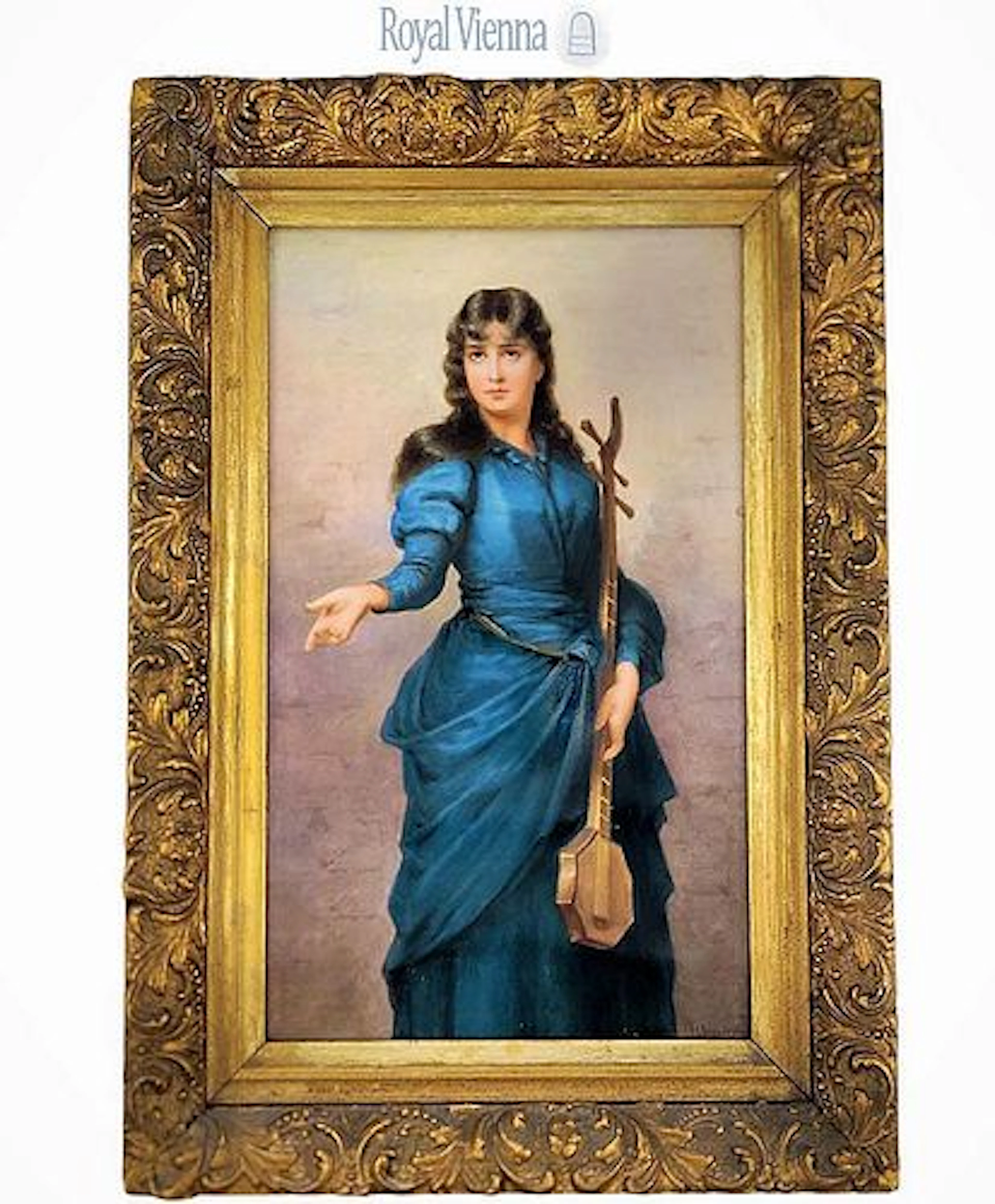 19th C. Royal Vienna Porcelain Plaque