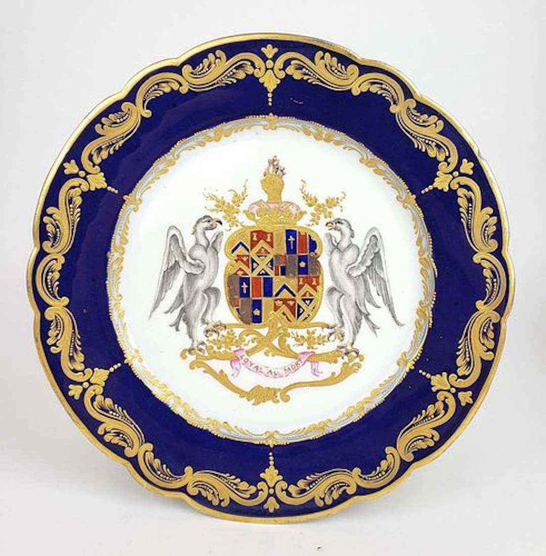 19th C. Dresden Porcelain Cabinet Plate